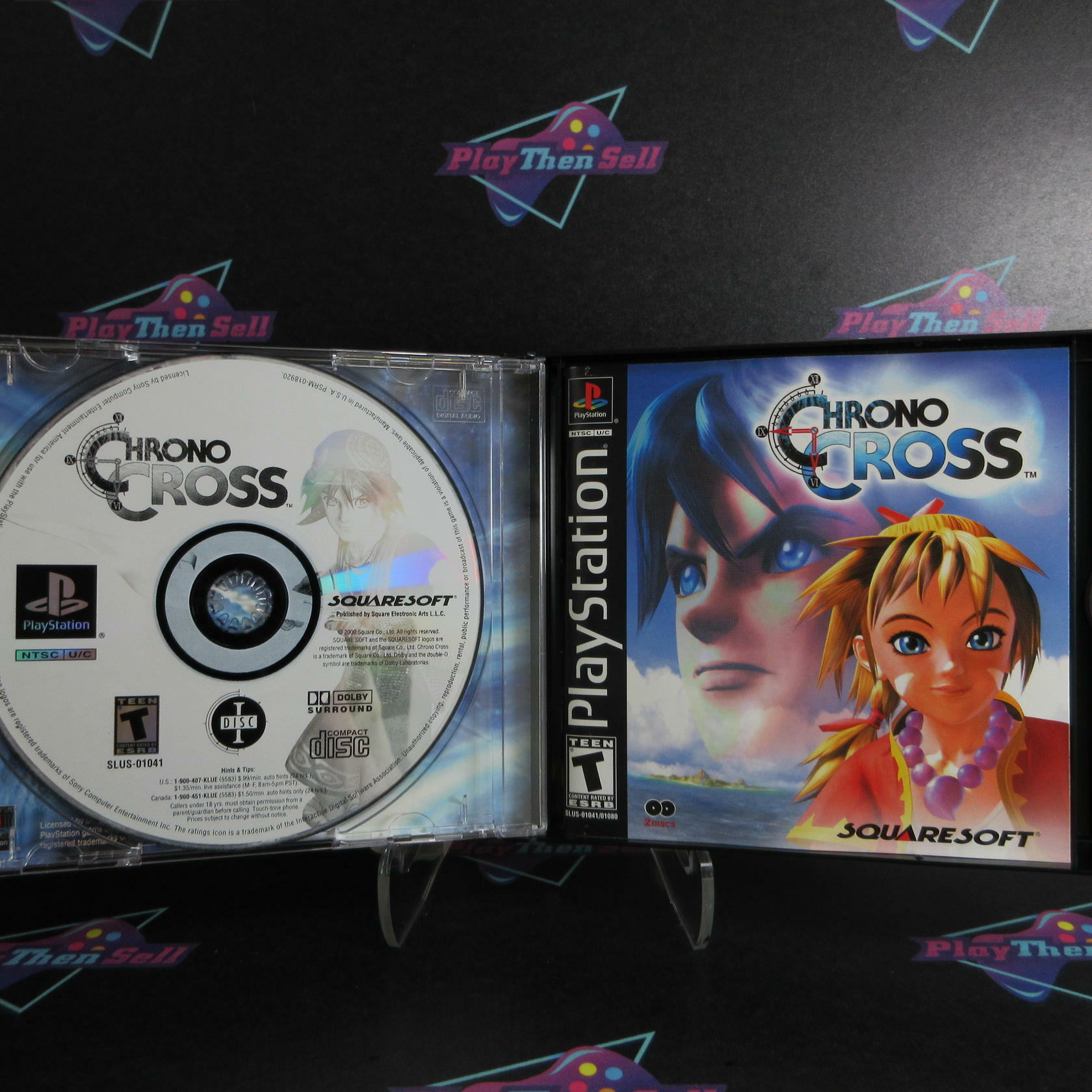Chrono Cross PS1 PlayStation 1 + Reg Card Complete - Excellent
