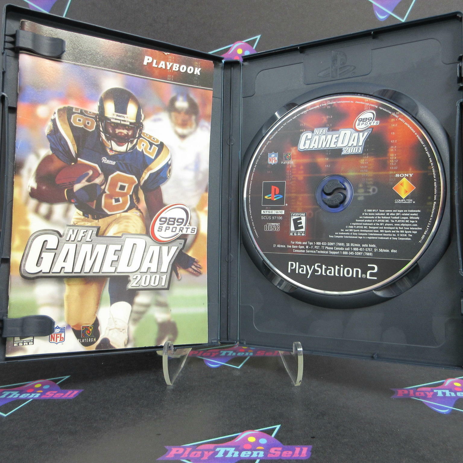 NFL Gameday 2001 PS2 PlayStation 2 Complete - Excellent