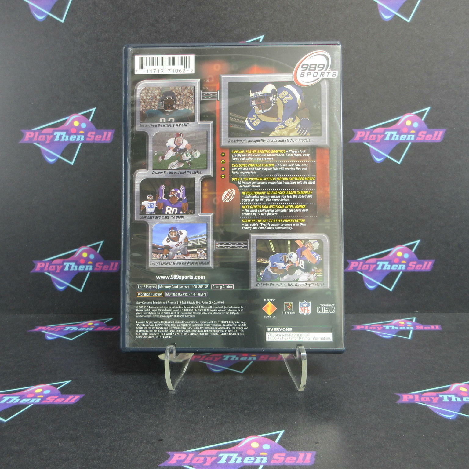 NFL Gameday 2001 PS2 PlayStation 2 Complete - Excellent