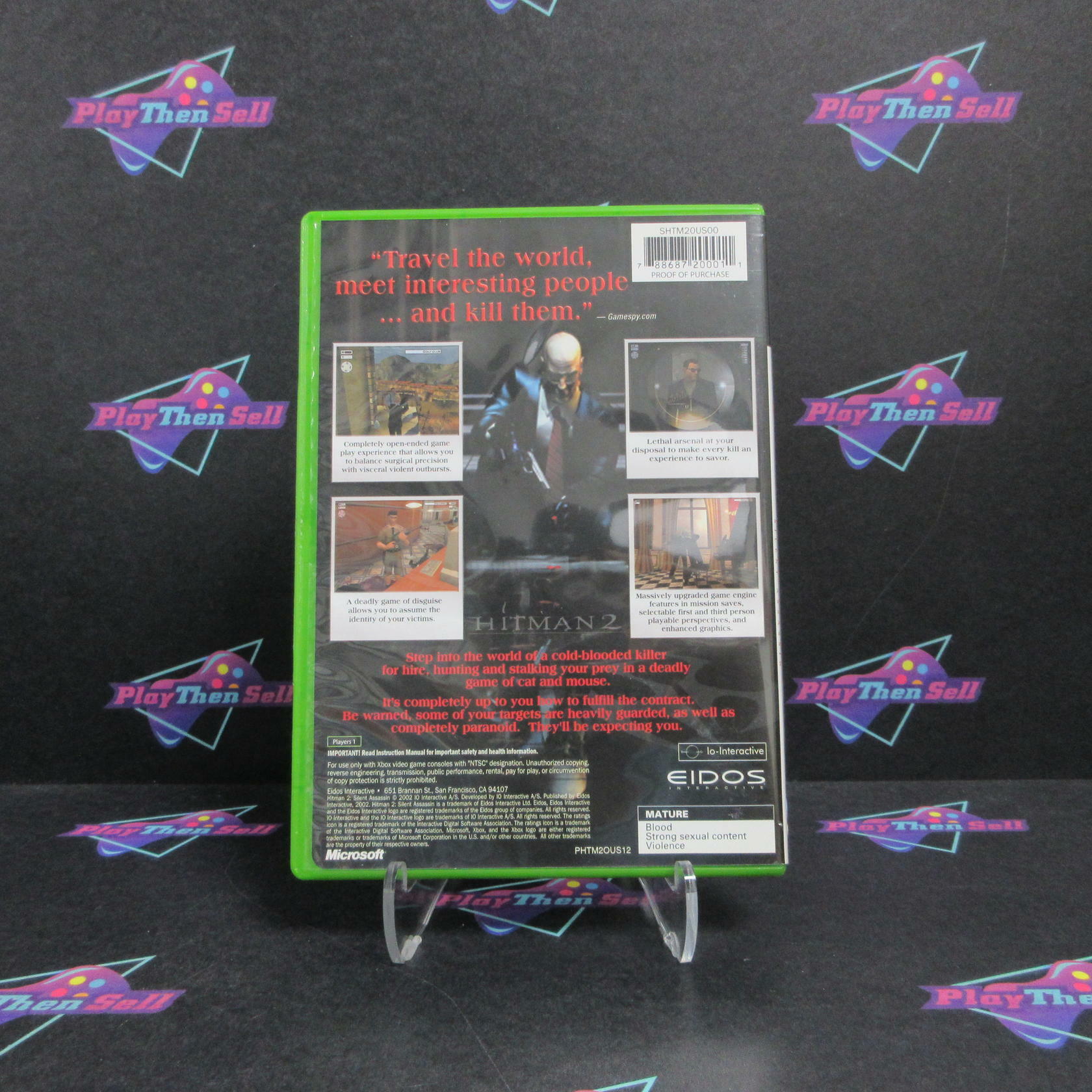 Hitman 2 Silent Assassin Xbox + Reg Card Complete - Excellent