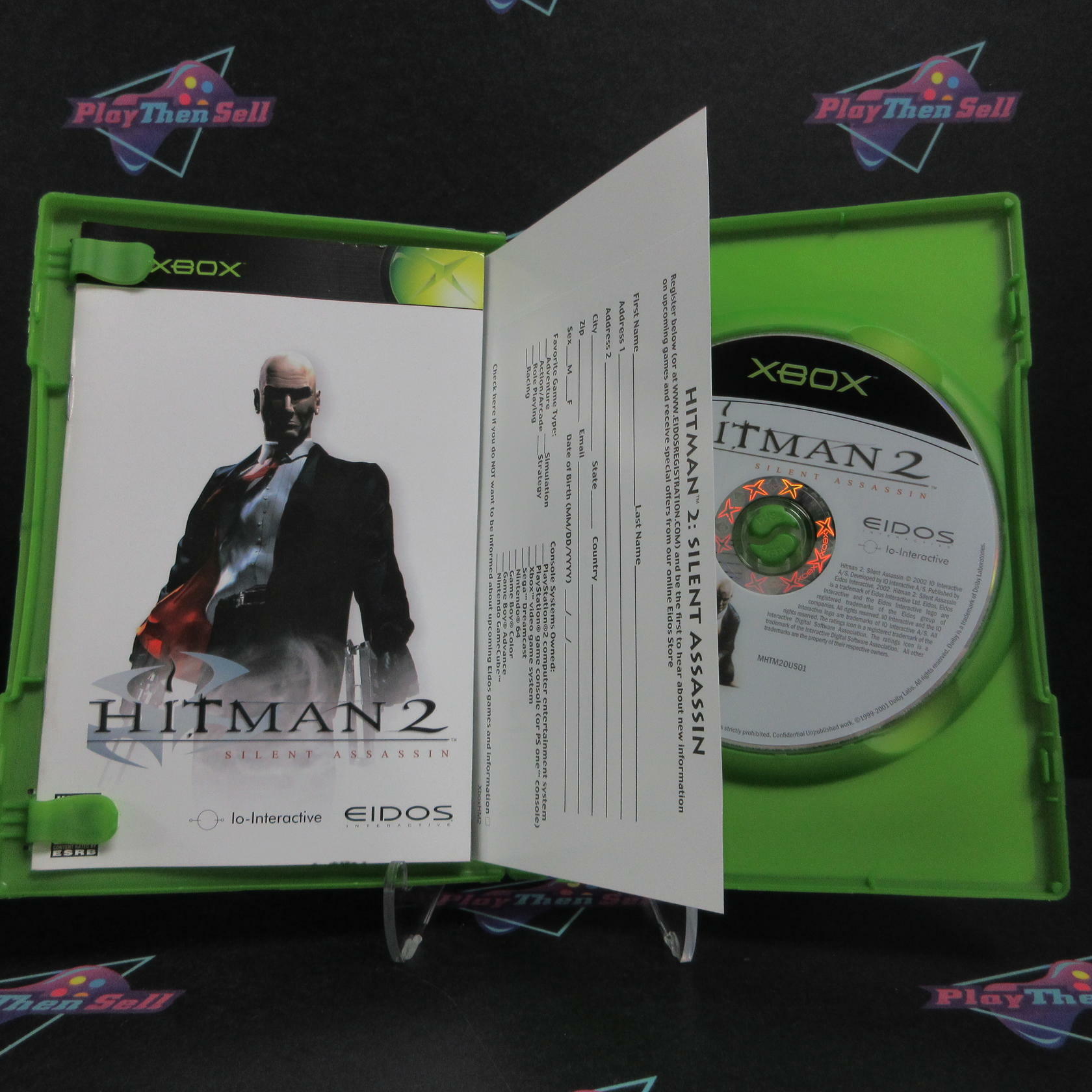 Hitman 2 Silent Assassin Xbox + Reg Card Complete - Excellent