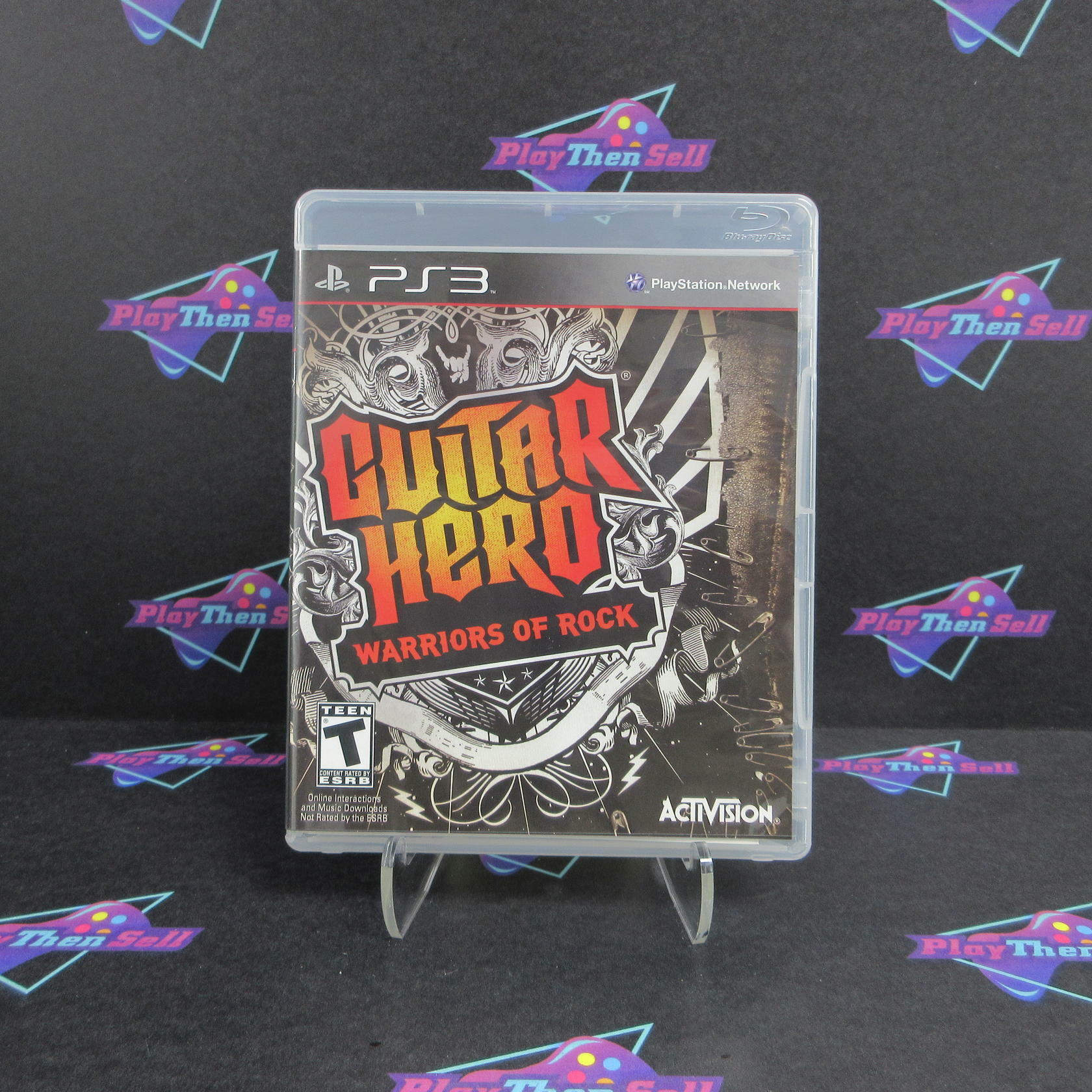 Guitar Hero Warriors of Rock PS3 PlayStation 3 Complete - Excellent