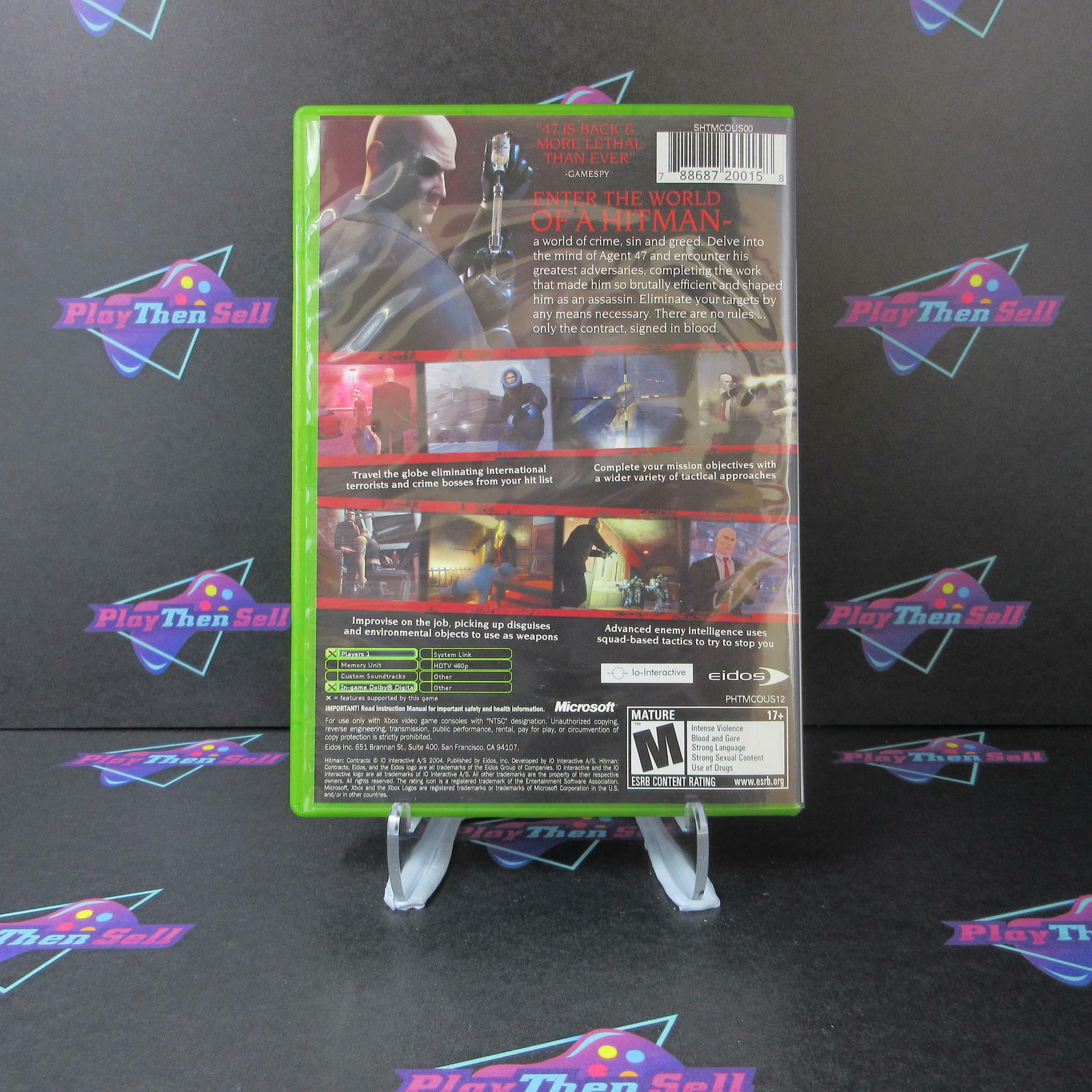 Hitman Contracts Xbox + Reg Card Complete - Refurbished