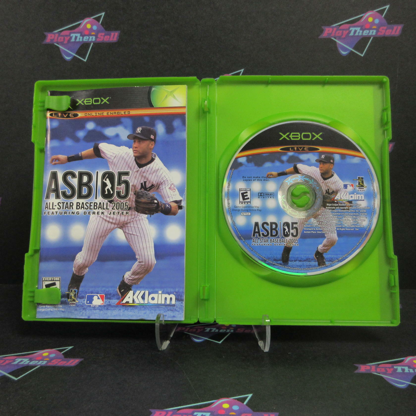 All-Star Baseball 2005 Xbox MD + Reg Card  Complete CIB - Very Good