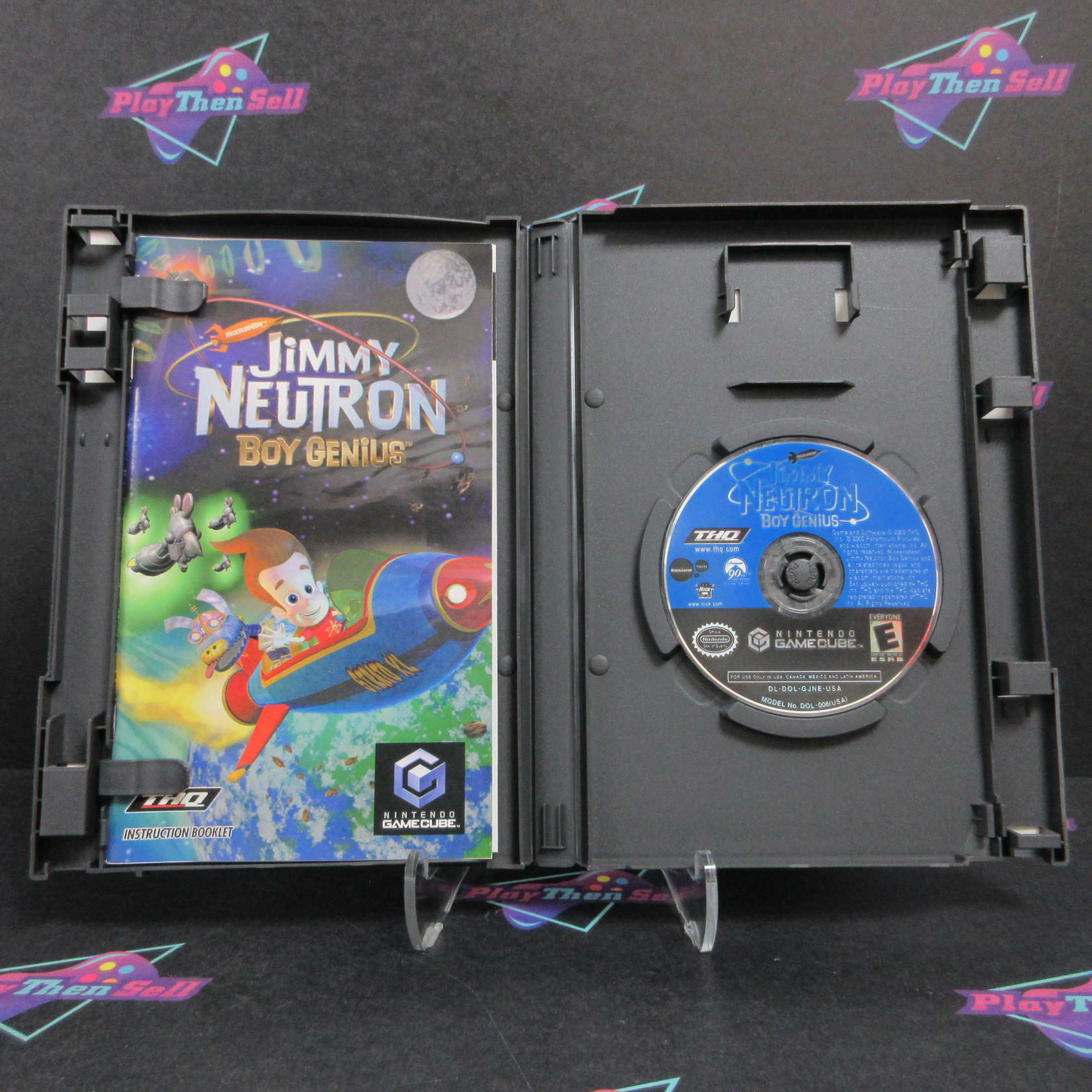 Jimmy Neutron Boy Genius Nintendo GameCube Complete - Refurbished
