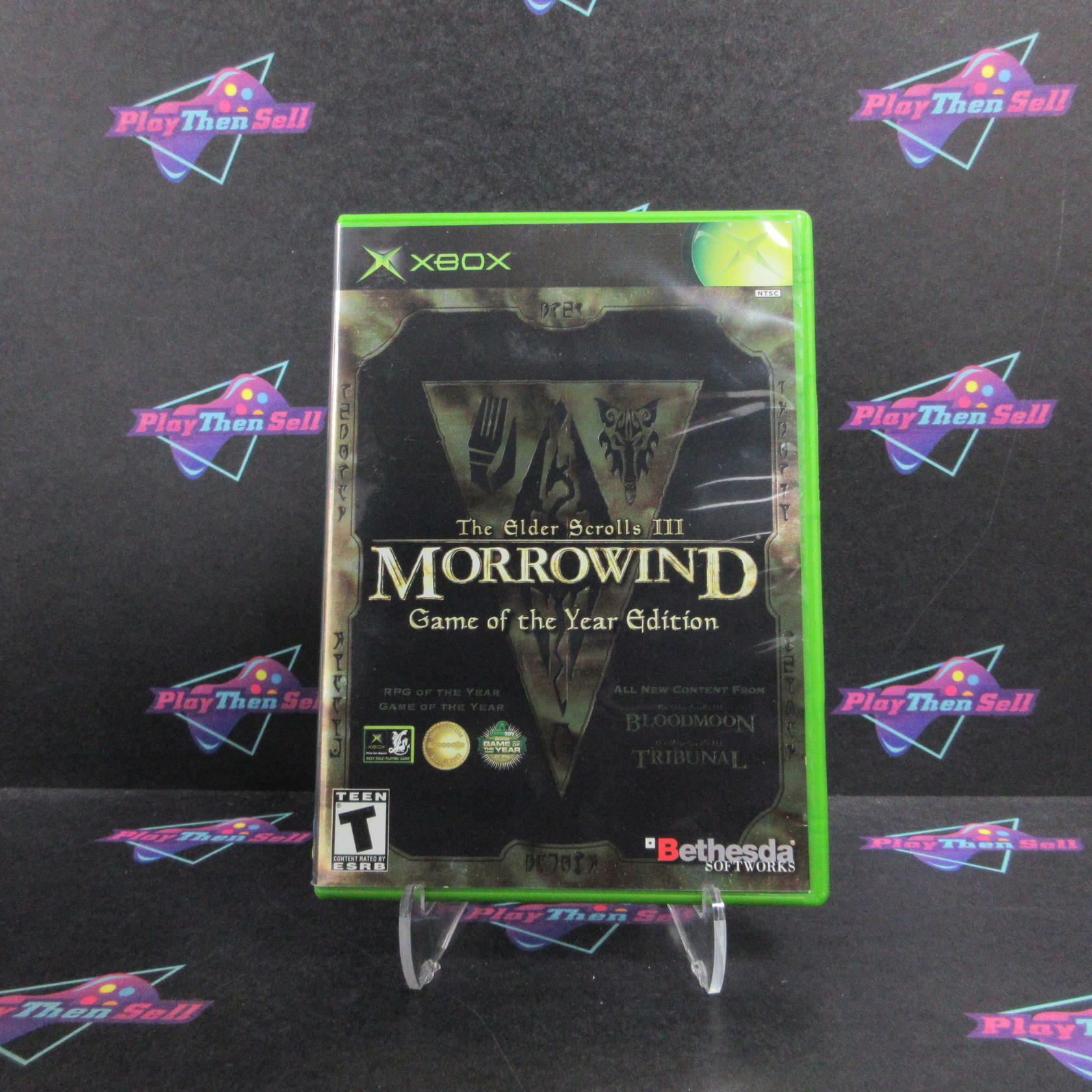 The Elder Scrolls III Morrowind GOTY Xbox PH Disc + Reg Card CIB - Refurbished
