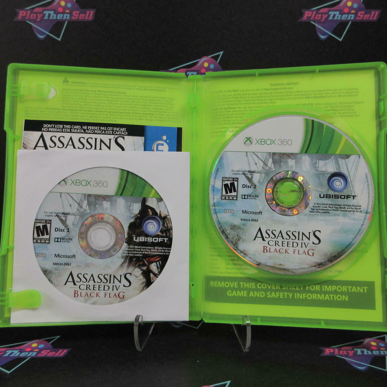 Assassin's Creed IV 4 Black Flag Walmart Edition Xbox 360 Complete - Excellent