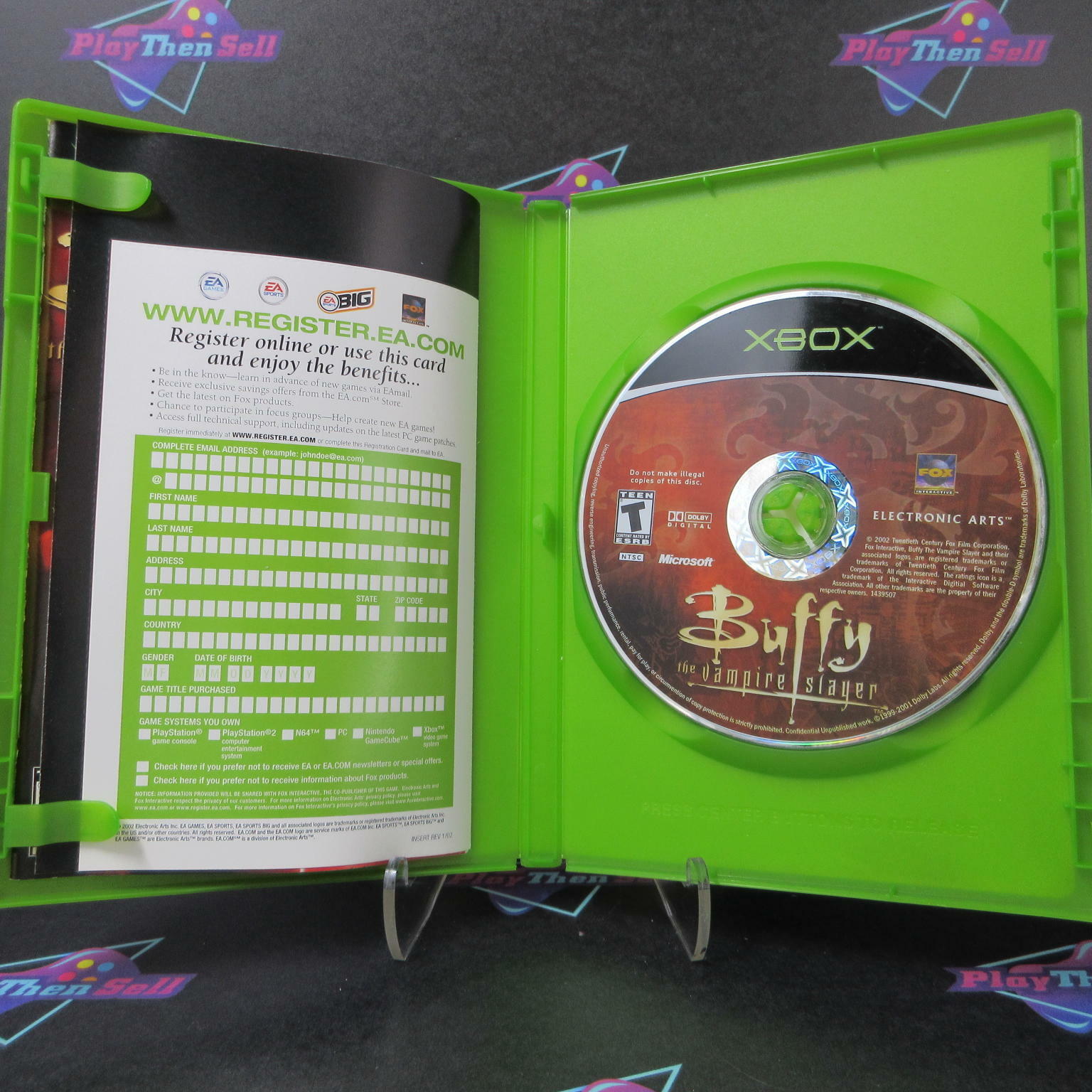 Buffy the Vampire Slayer Xbox + Reg Card Complete - Excellent