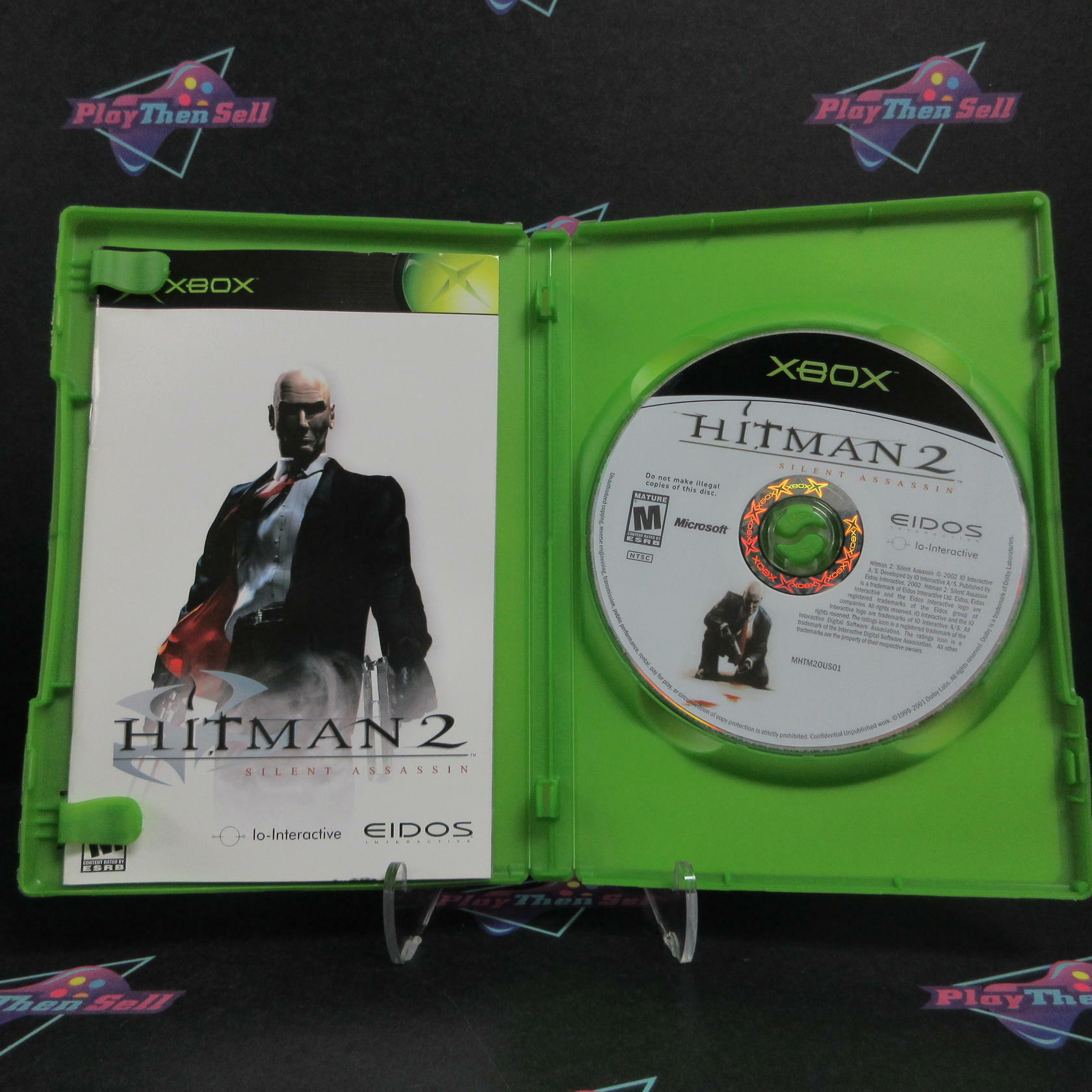 Hitman 2 Silent Assassin Xbox + Reg Card Complete - Excellent