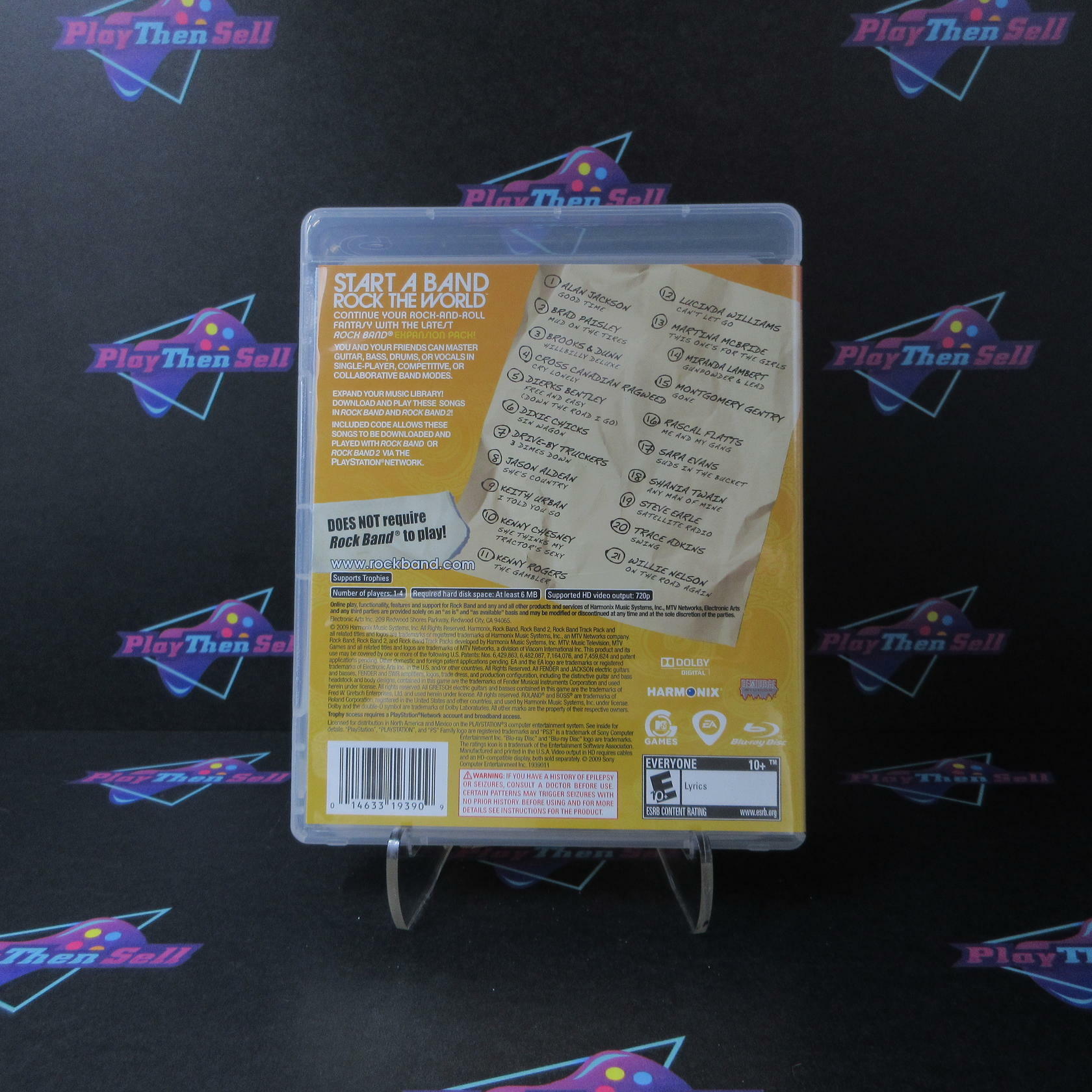 Rock Band Country Track Pack PS3 PlayStation 3 Complete - Excellent