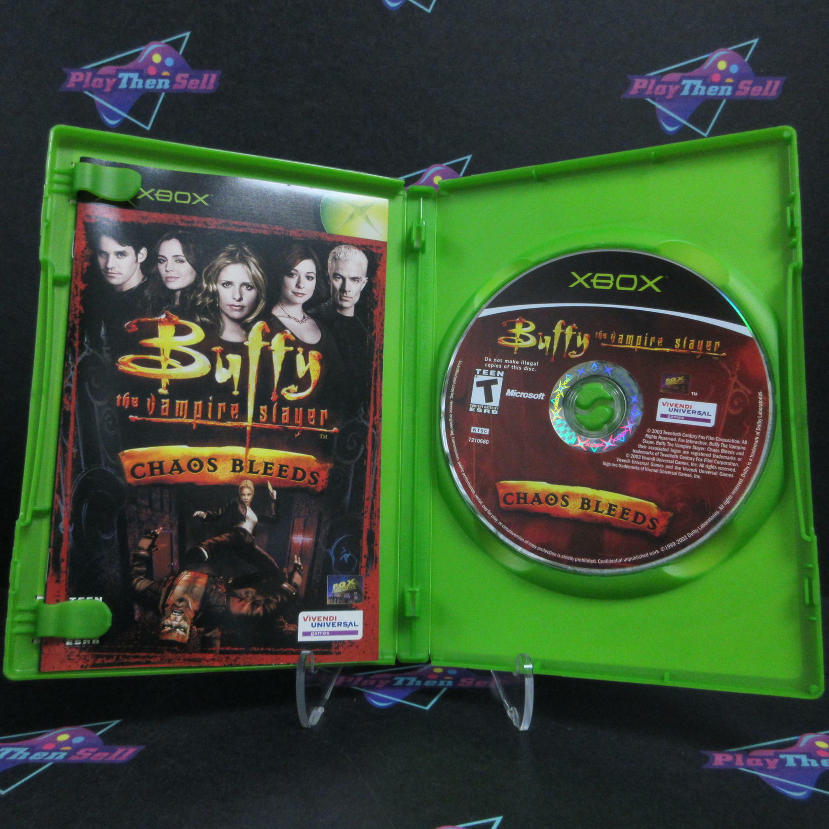 Buffy the Vampire Slayer Chaos Bleeds Xbox + Reg Card Complete - Excellent