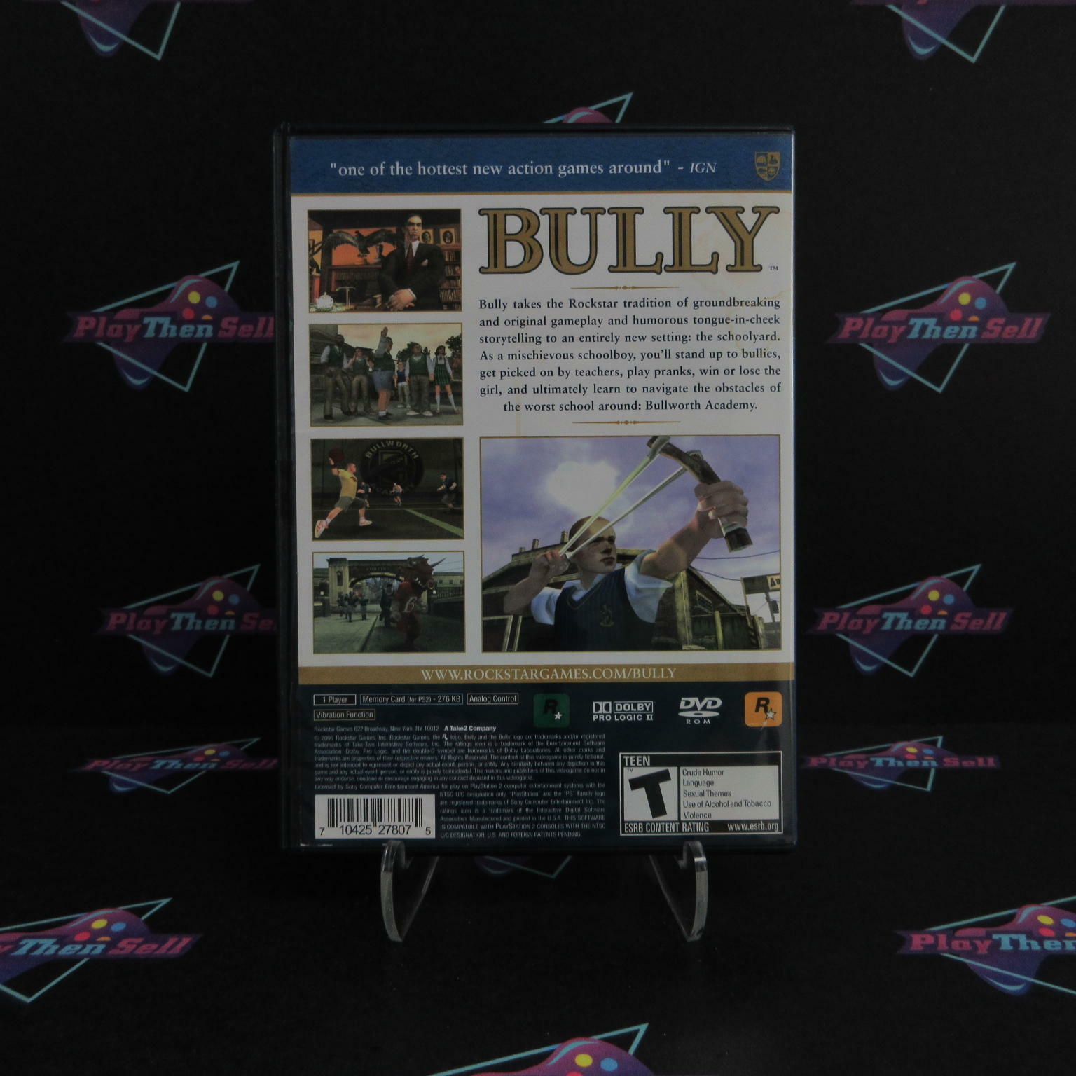 Bully PS2 PlayStation 2 + Poster Complete - Excellent