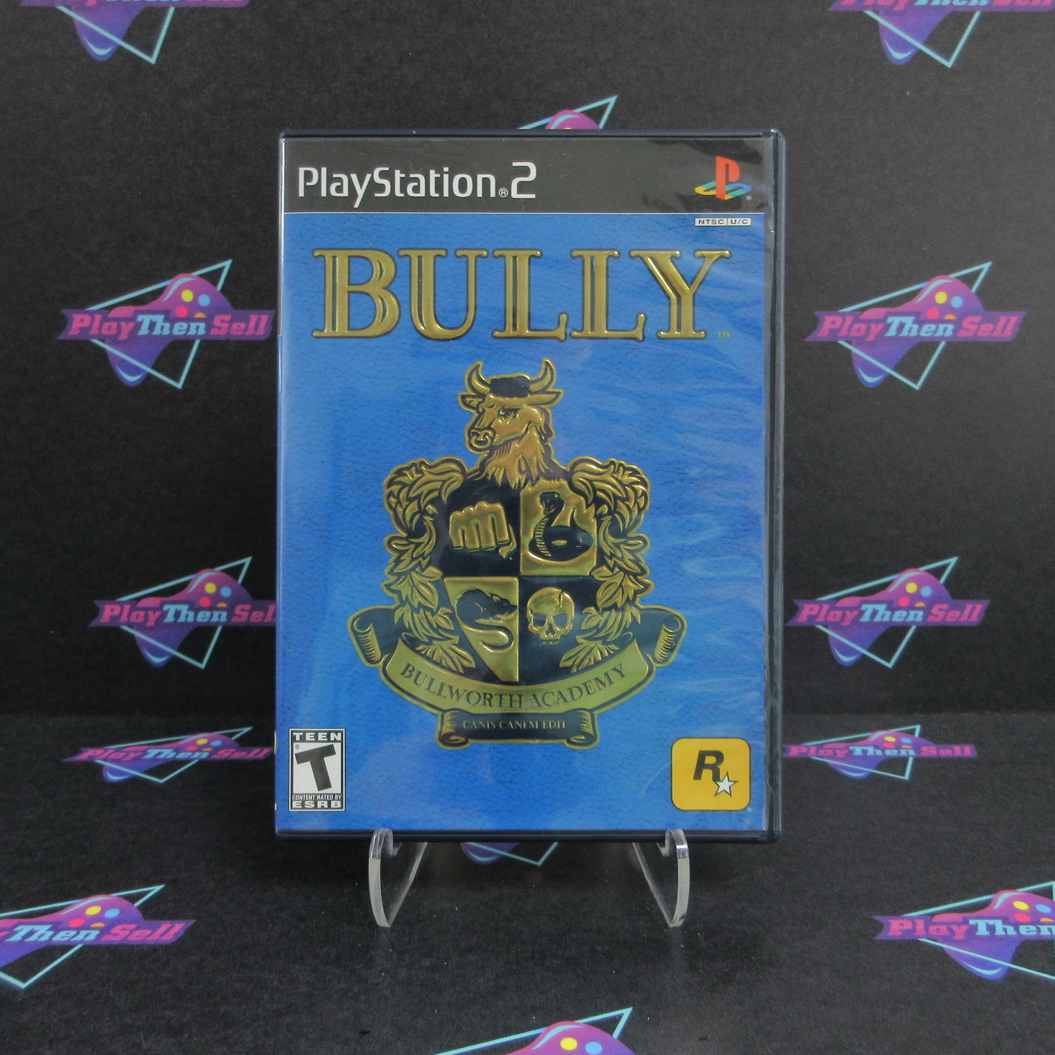 Bully PS2 PlayStation 2 + Poster Complete - Excellent