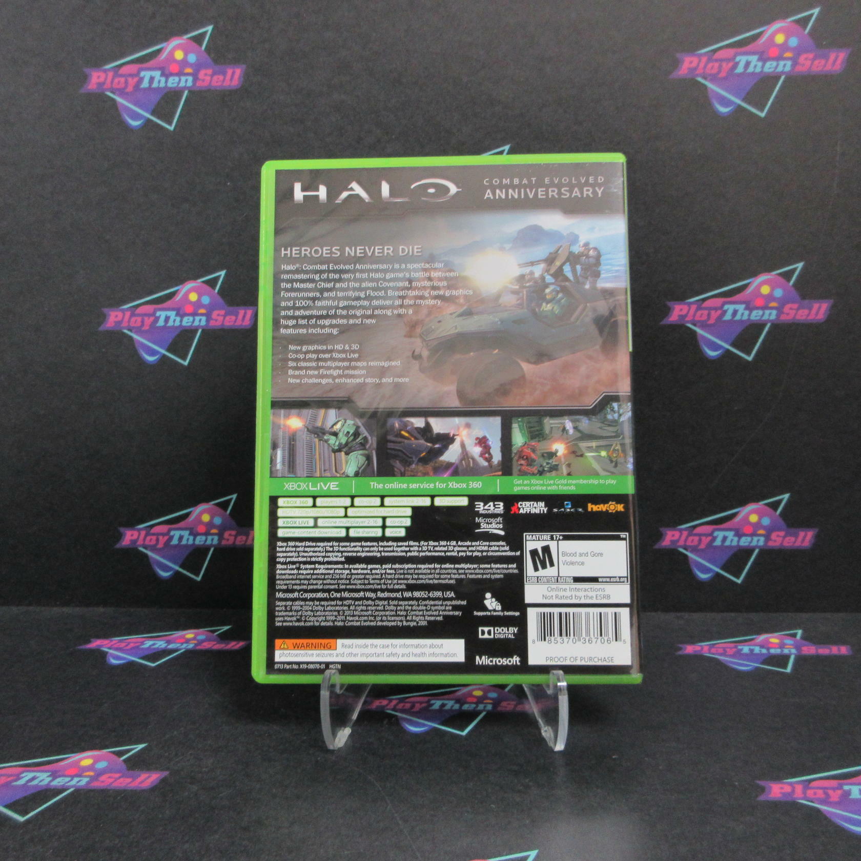 Halo Combat Evolved Anniversary Xbox 360 PH Complete - Excellent