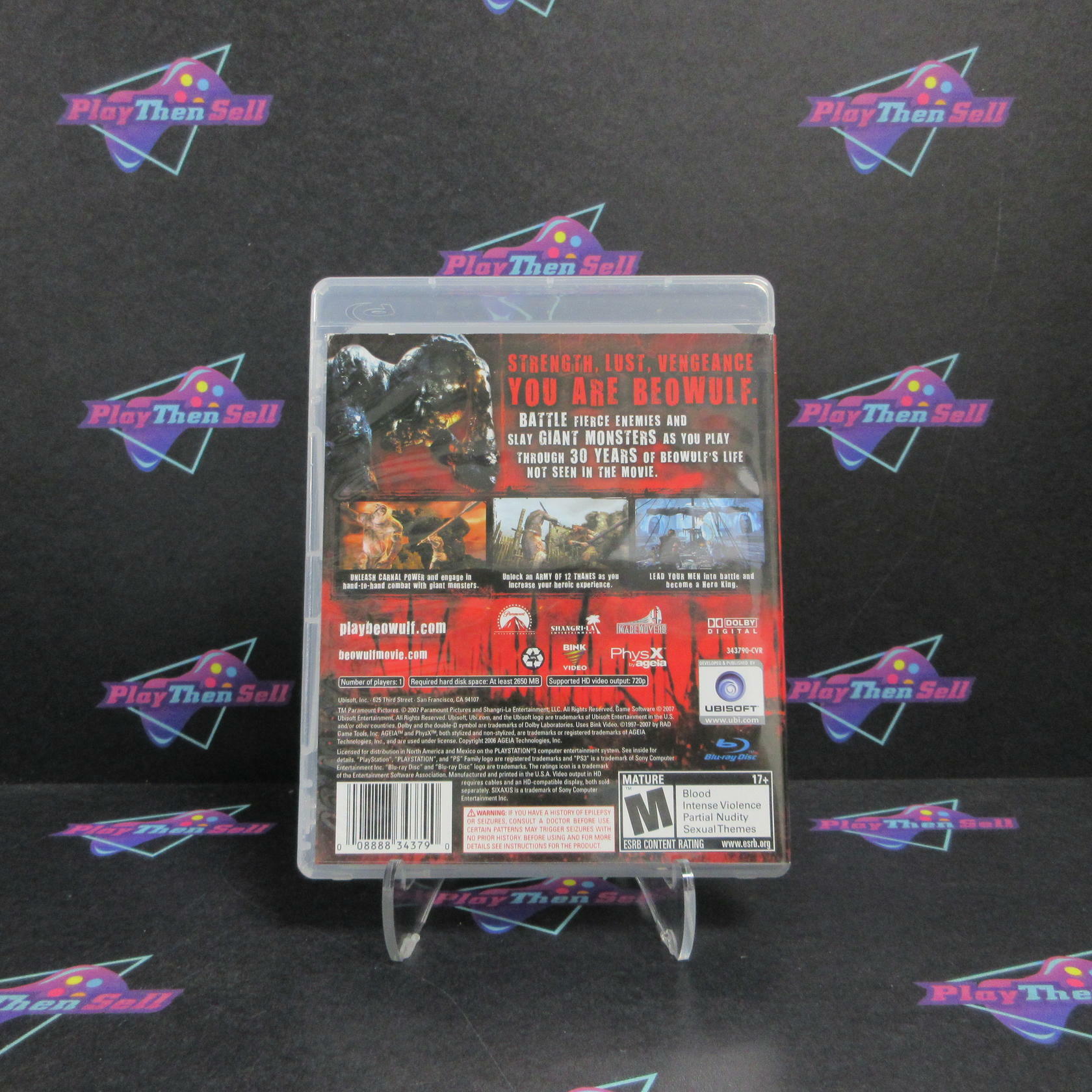 Beowulf The Game PS3 PlayStation 3 Complete - Excellent