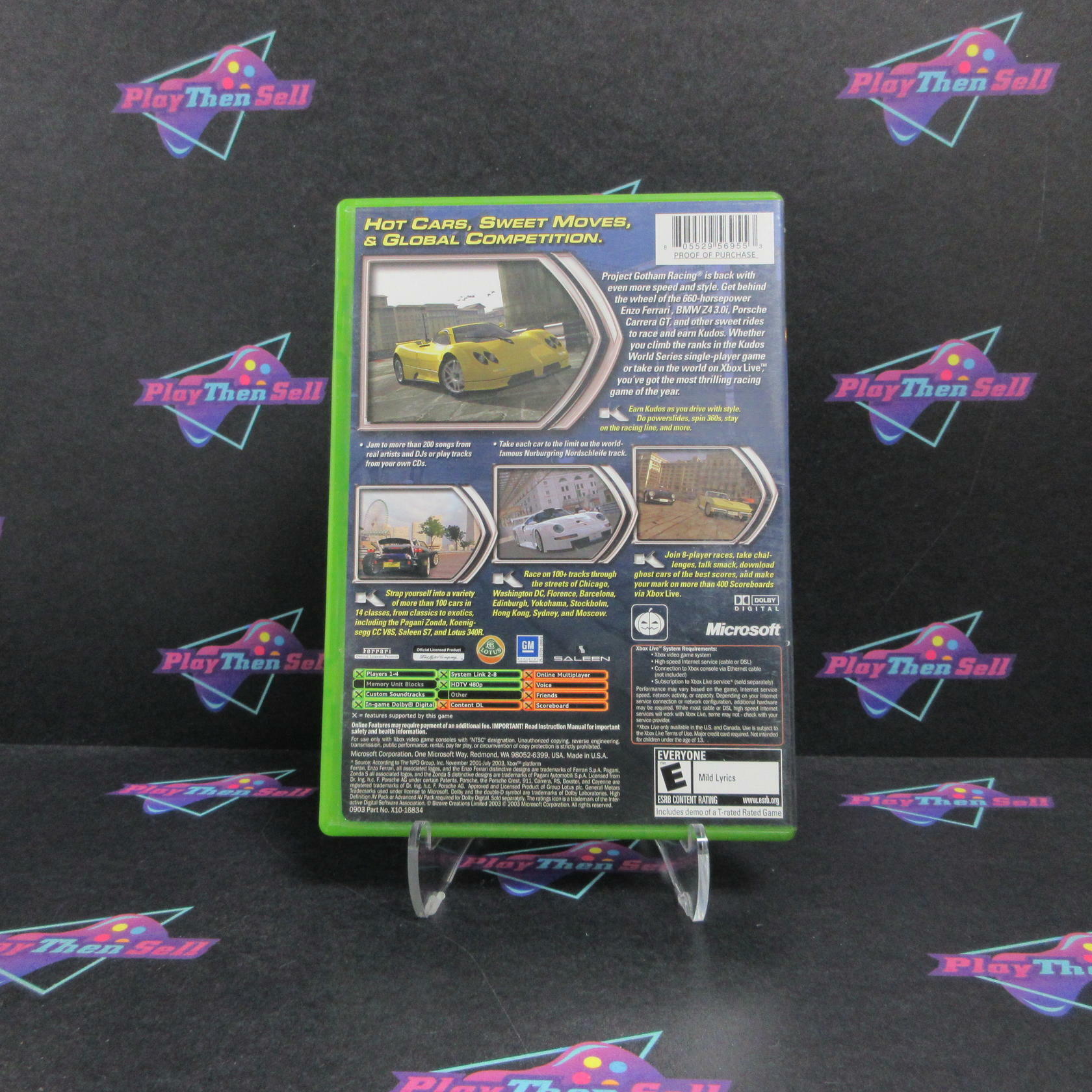 Project Gotham Racing 2 Xbox MD Complete CIB - Very Good