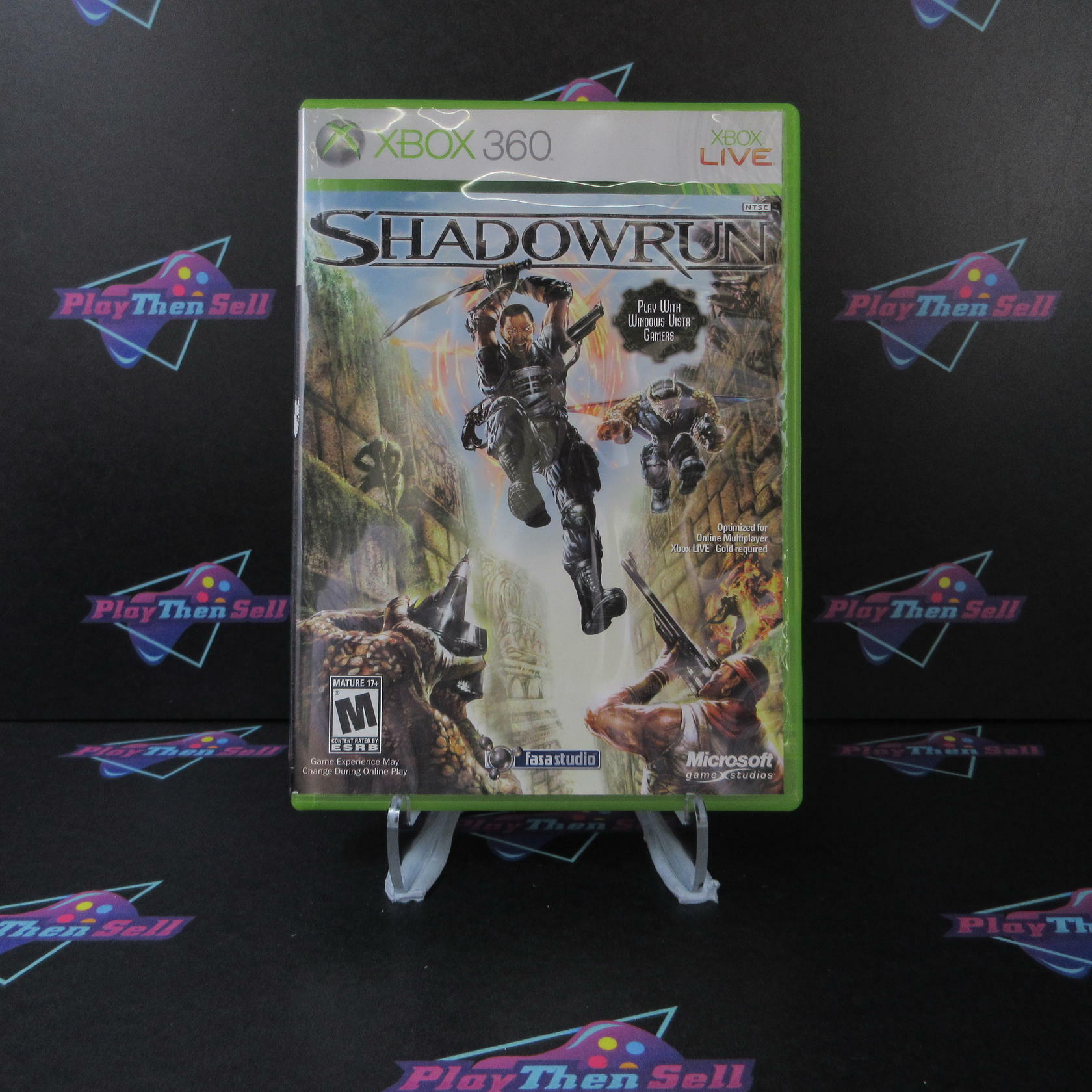 Shadowrun Xbox 360 AD Complete CIB - Very Good