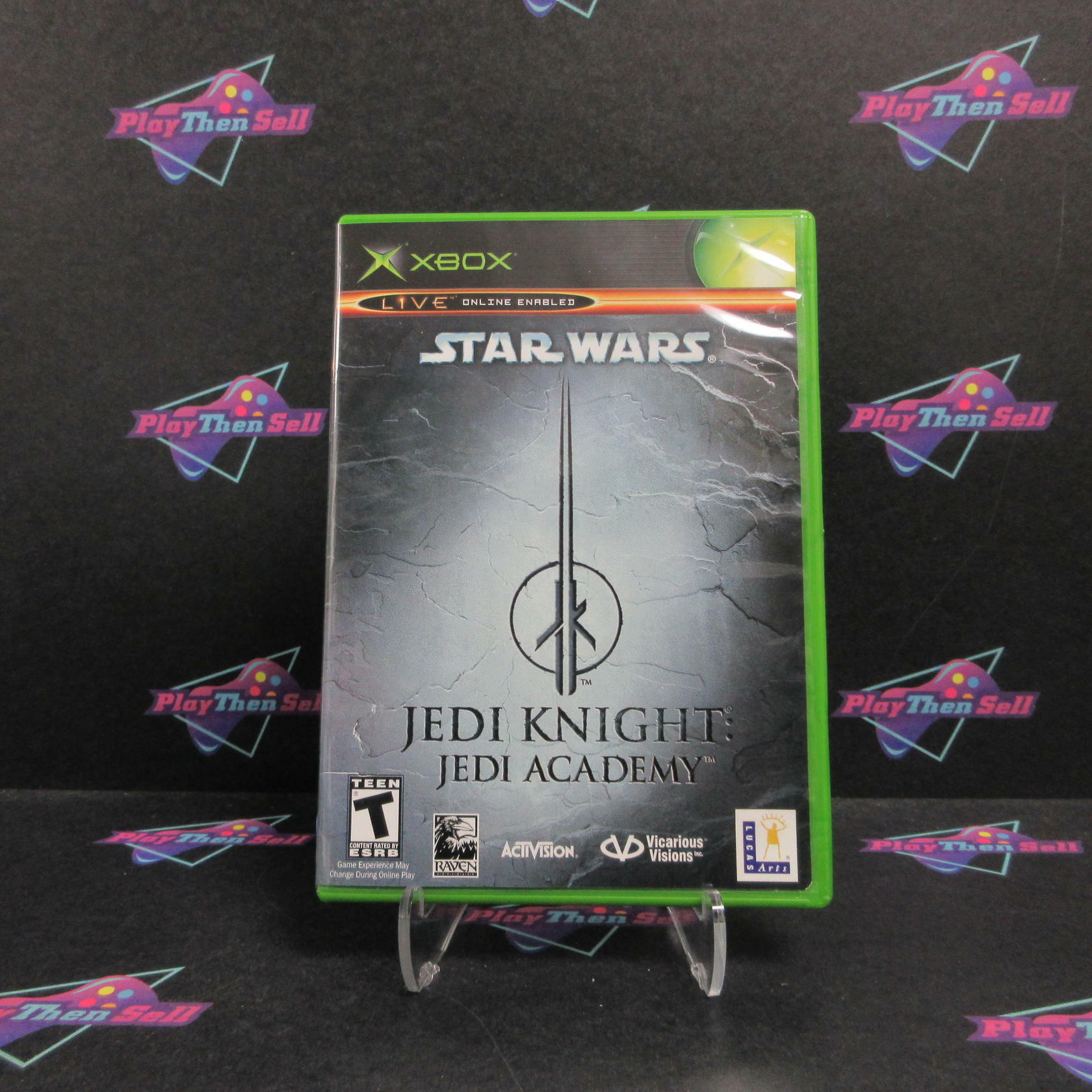 Star Wars Jedi Knight Jedi Academy Xbox + Reg Card Complete - Refurbished