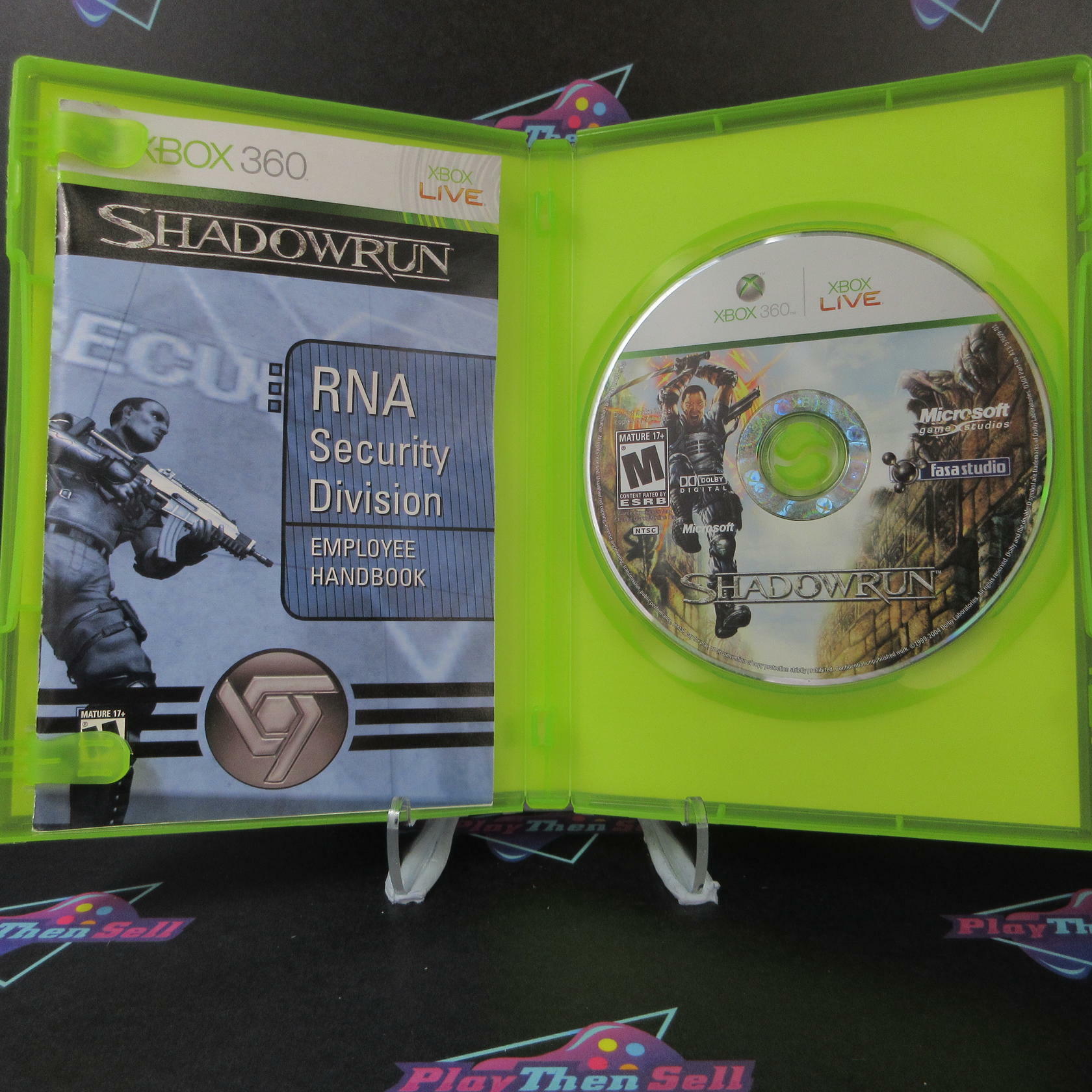 Shadowrun Xbox 360 AD Complete CIB - Very Good