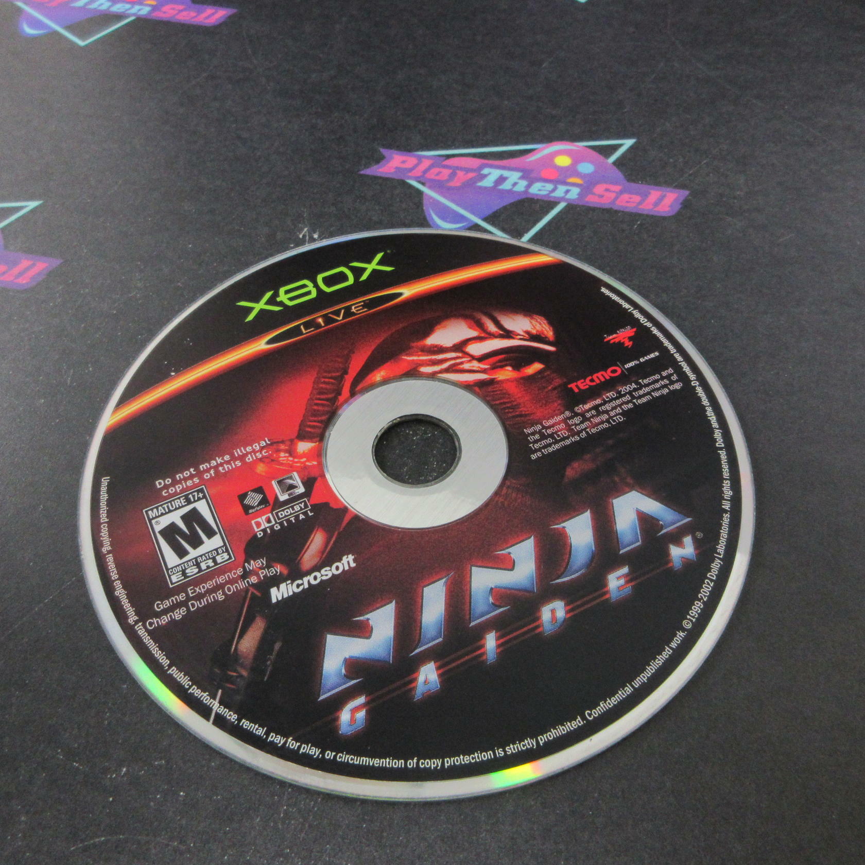 Ninja Gaiden Xbox MD/DD Complete CIB - Very Good