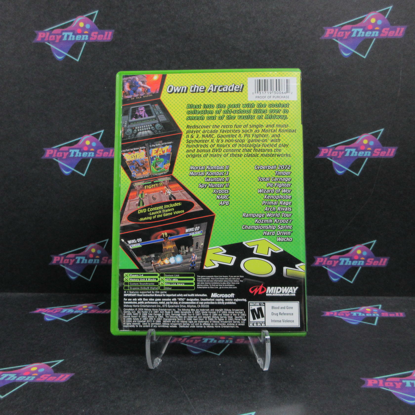 Midway Arcade Treasures 2  Xbox + Reg Card - Like New