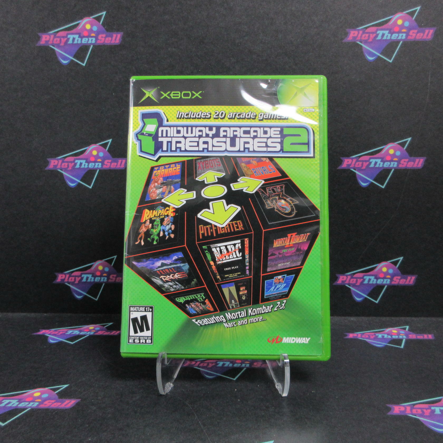 Midway Arcade Treasures 2  Xbox + Reg Card - Like New