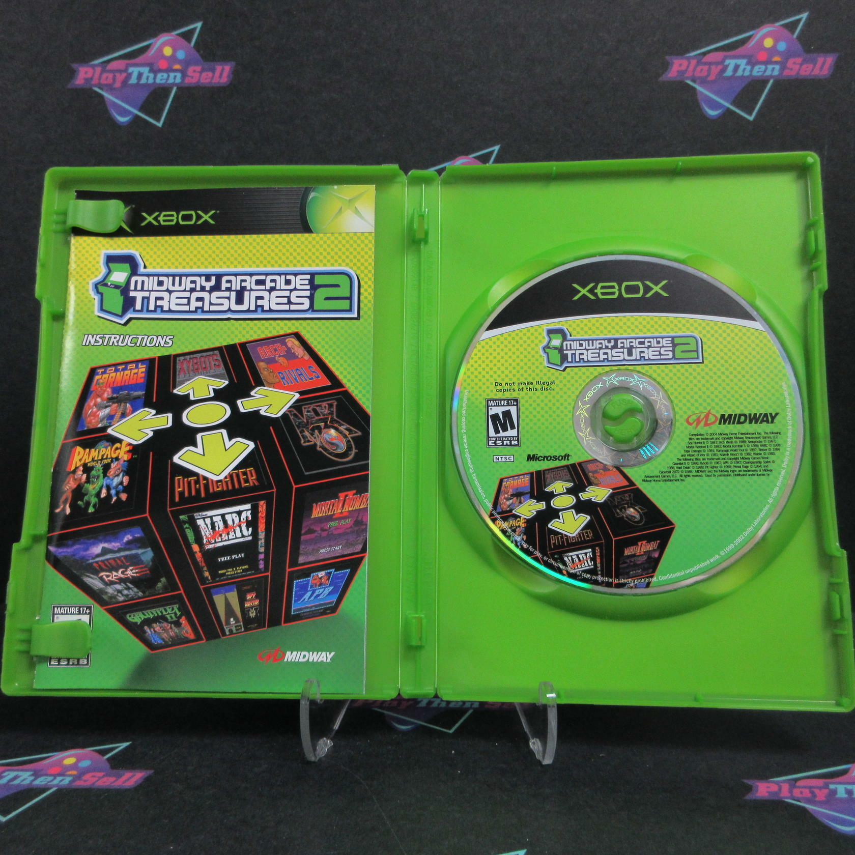 Midway Arcade Treasures 2  Xbox + Reg Card - Like New