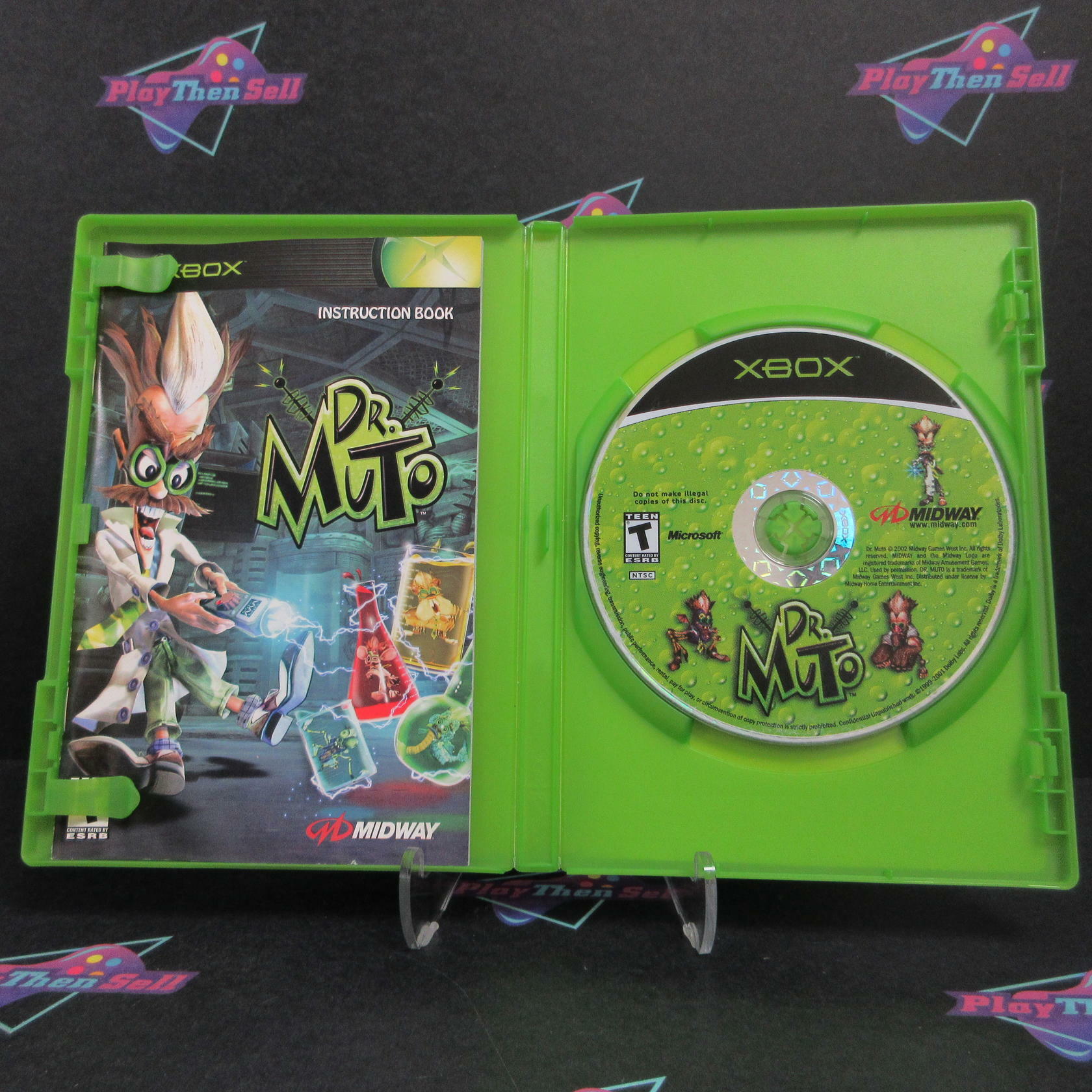 Dr. Muto Xbox AD + Reg Card Complete CIB - Very Good