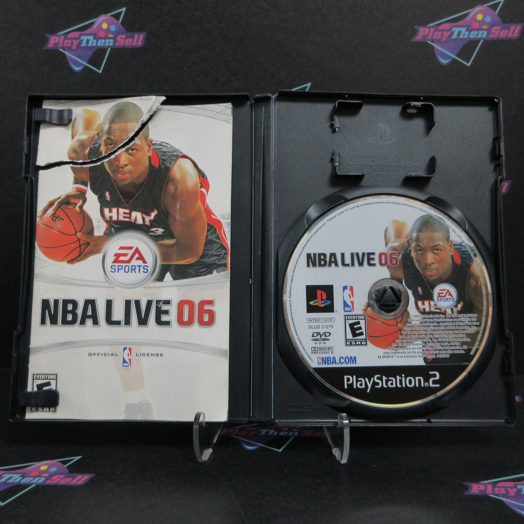 NBA Live 06 PS2 PlayStation 2 MD Complete CIB - Very Good