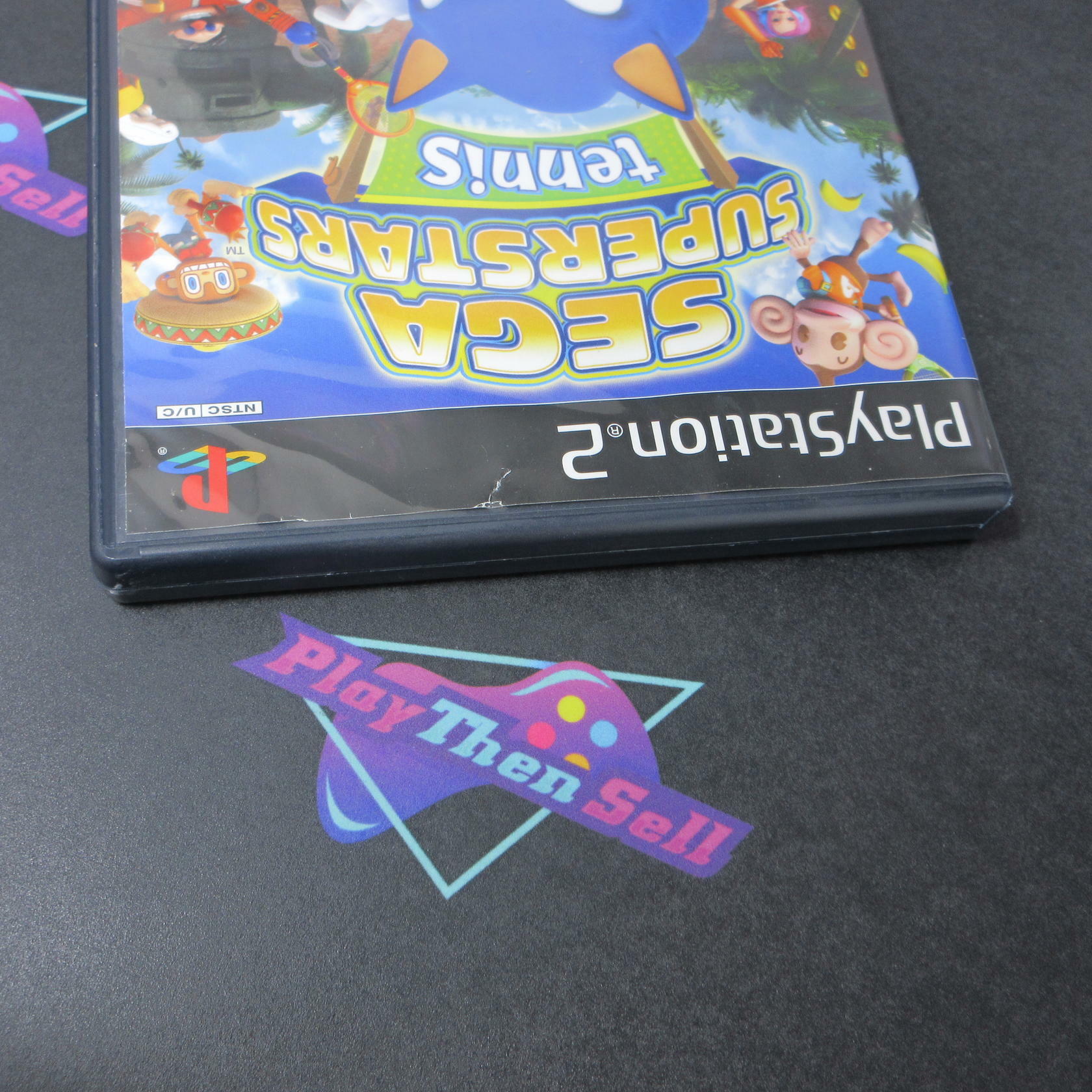 Sega Superstars Tennis PS2 PlayStation 2 AD Complete CIB - Very Good