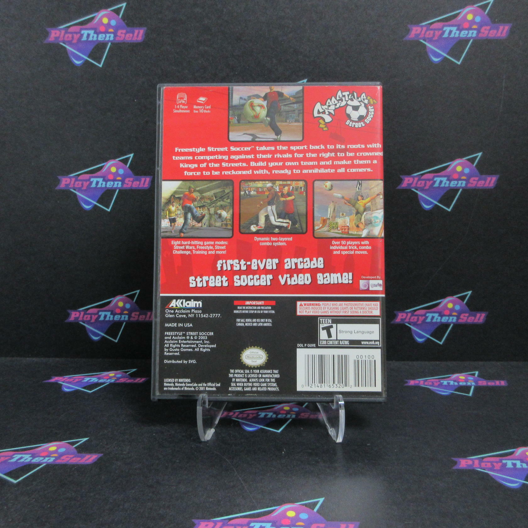 Freestyle Street Soccer Nintendo GameCube AD Complete CIB - Very Good