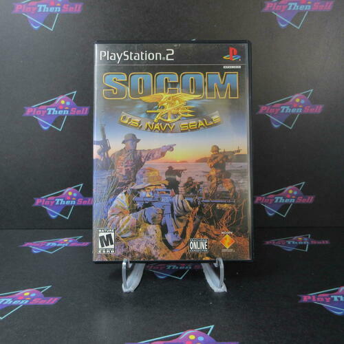 SOCOM US Navy Seals PS2 PlayStation 2 AD Complete CIB - Very Good