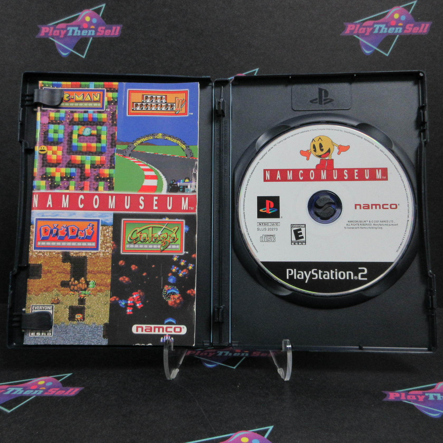 Namco Museum PS2 PlayStation 2 MD Complete CIB - Very Good