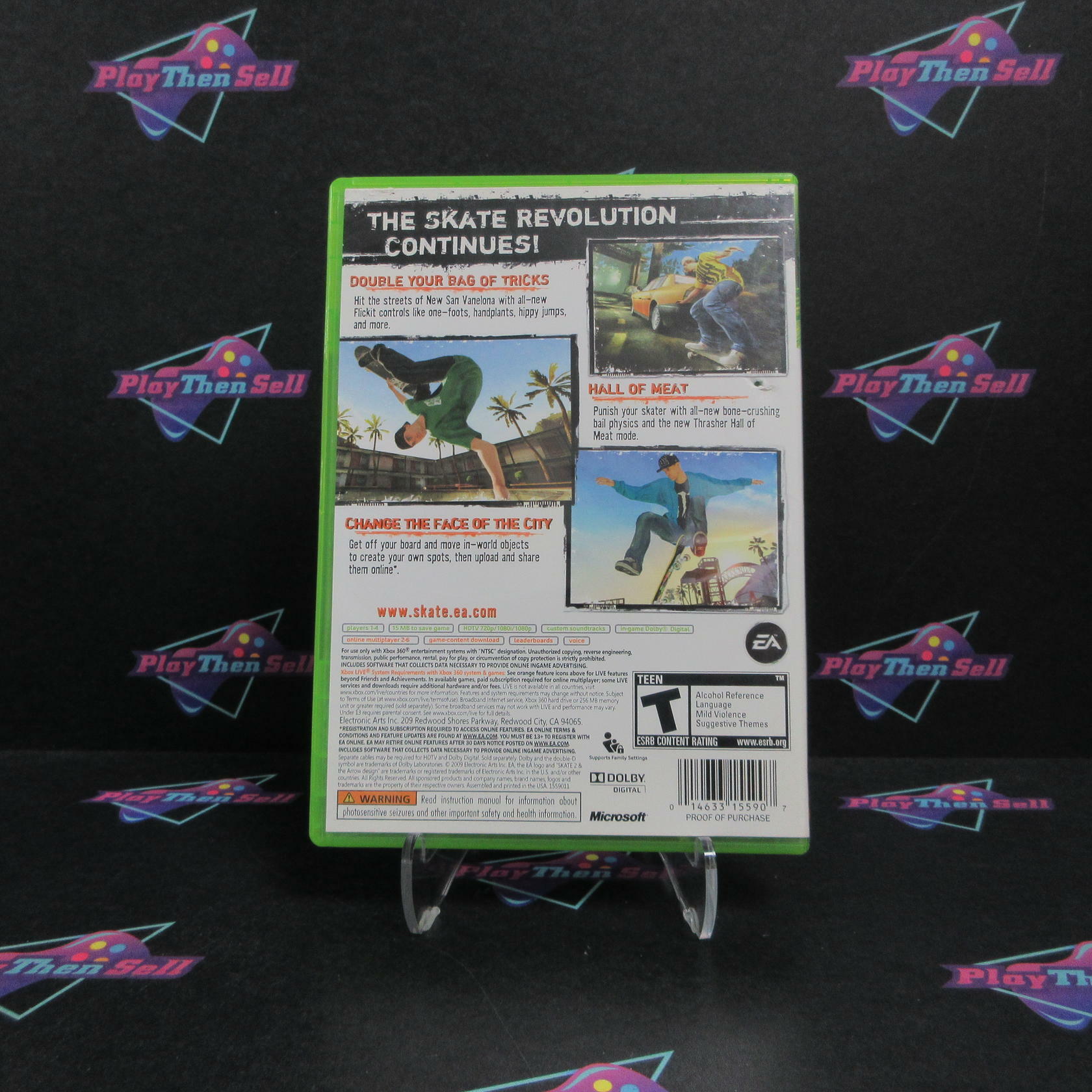 Skate 2 Xbox 360 AD/NM - Very Good