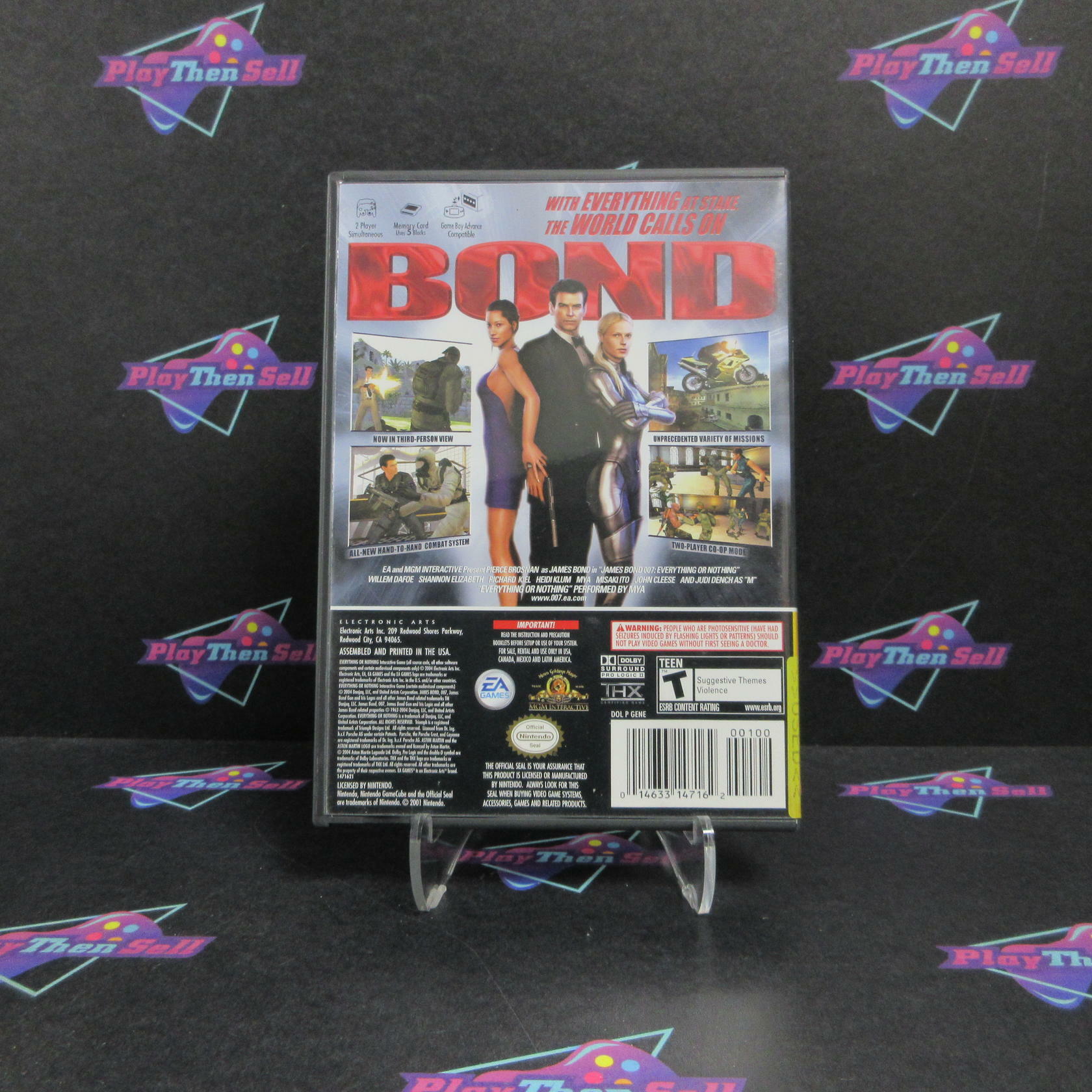 James Bond 007 Everything or Nothing Player's Choice Gamecube AD/MD Complete CIB - Very Good