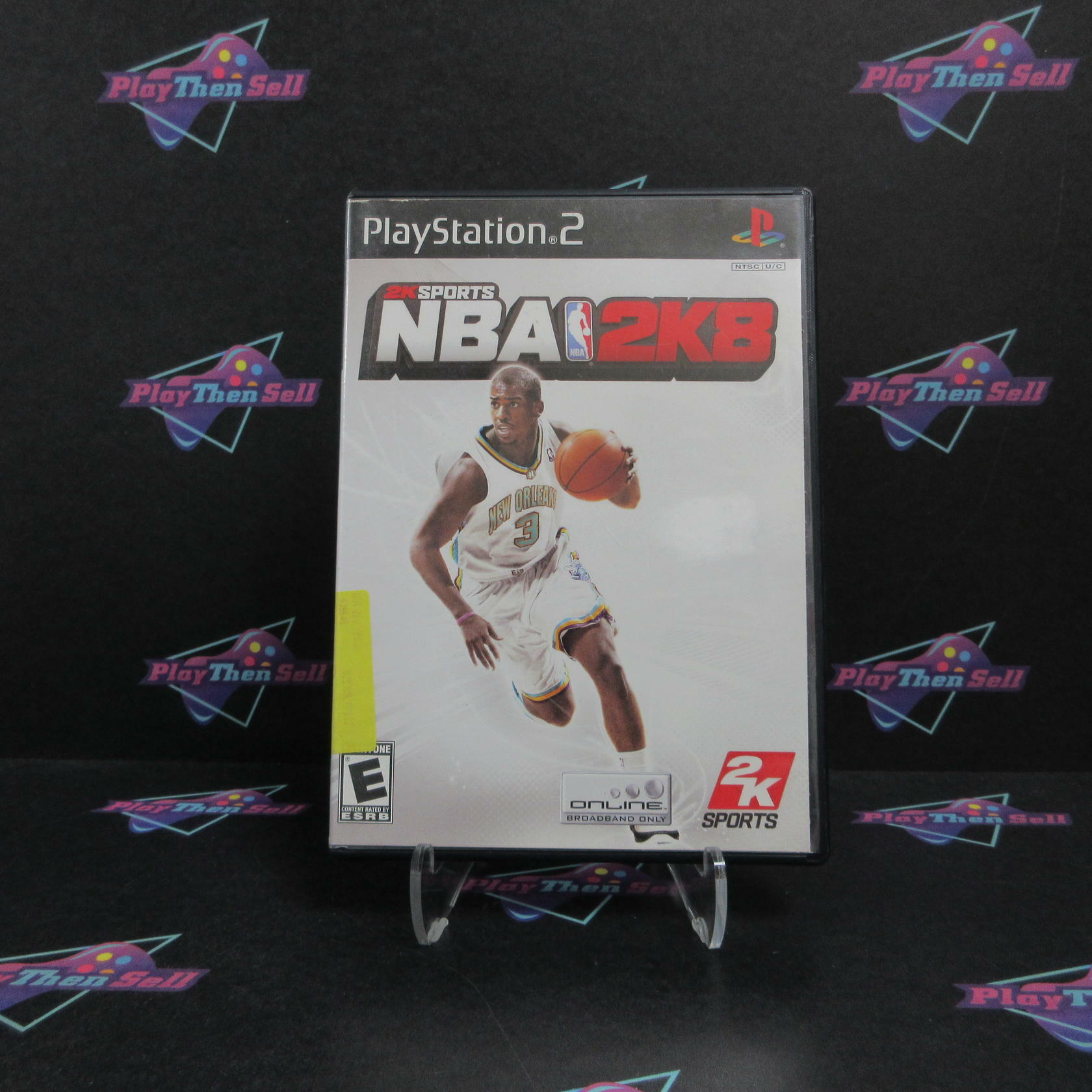 NBA 2K8 PS2 PlayStation 2 AD/MD Complete CIB - Very Good
