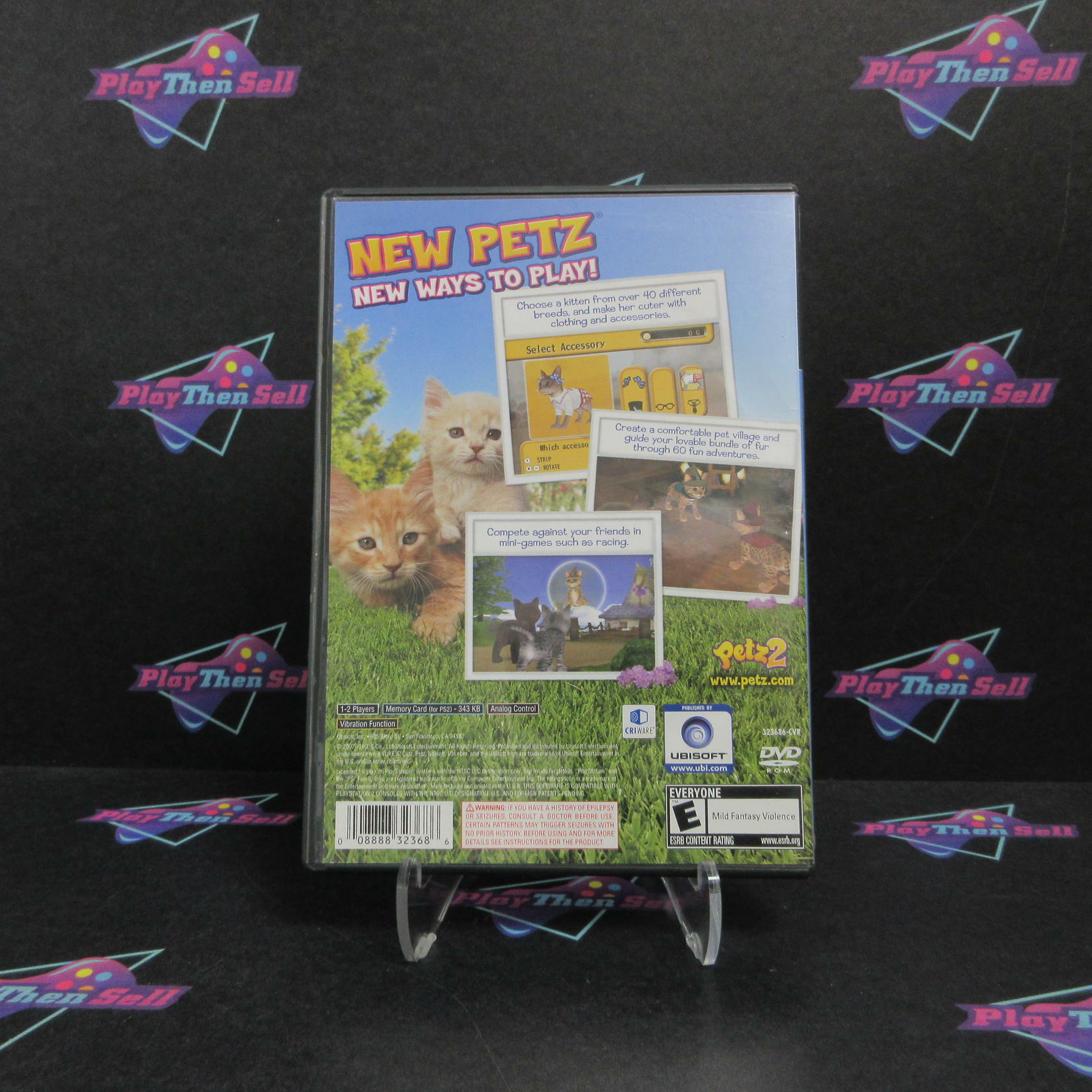 Petz Catz 2 PS2 PlayStation 2 AD/MD Complete CIB - Very Good