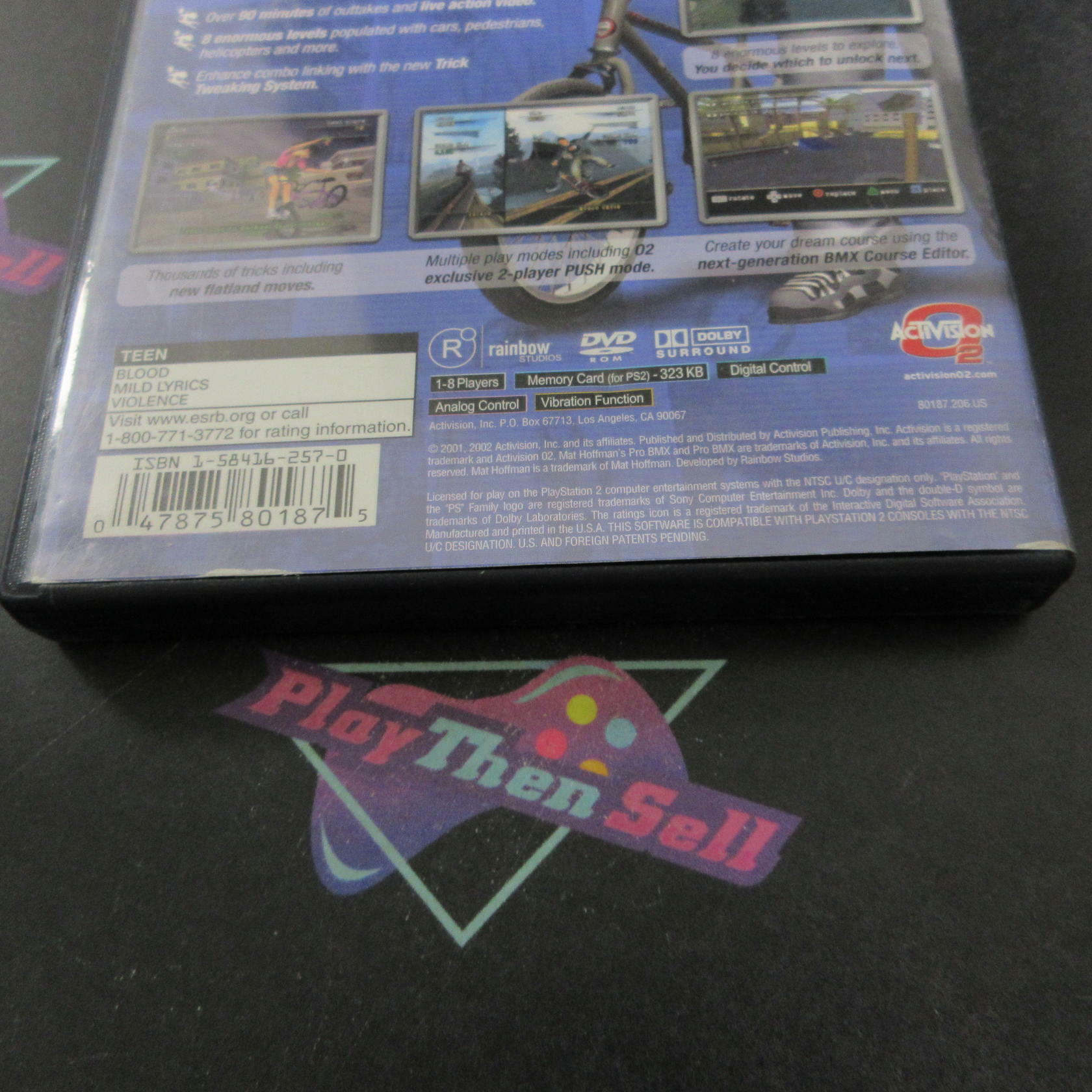 Mat Hoffman's Pro BMX 2 PS2 PlayStation 2 AD/MD + Reg Card Complete CIB - Very Good