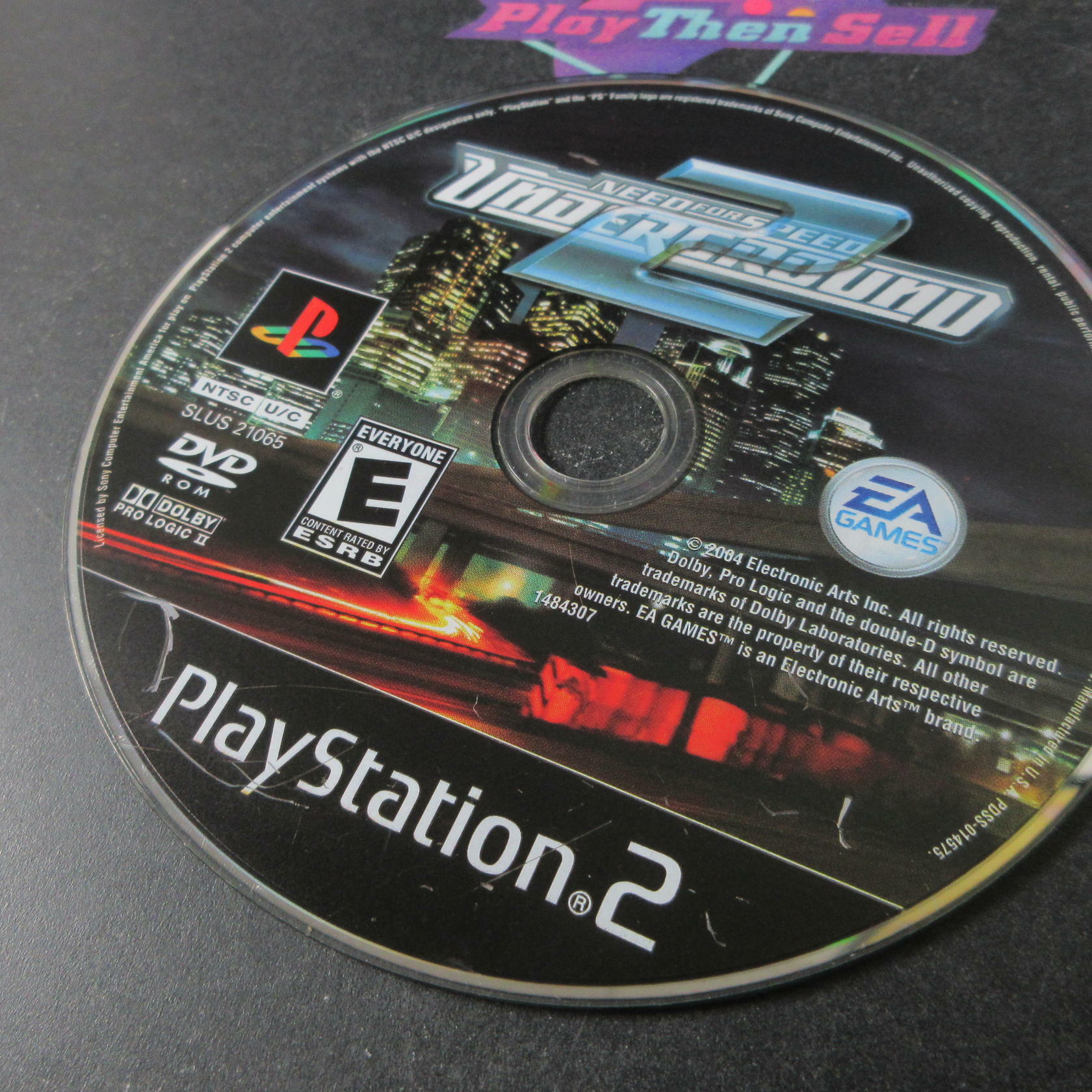 Need for Speed Underground 2 PS2 PlayStation 2 DD/NM - Very Good