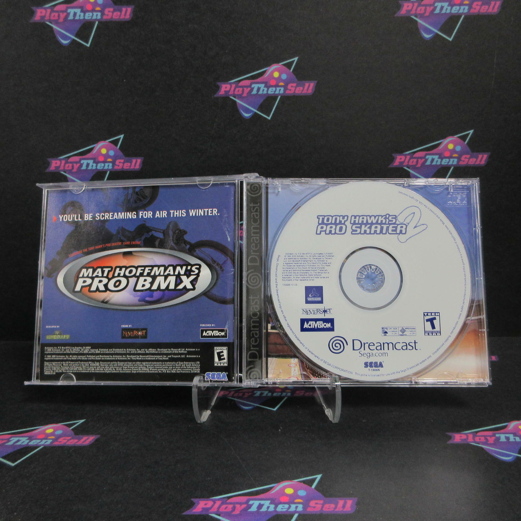 Tony Hawk's Pro Skater 2 Sega Dreamcast MD + Reg Card Complete CIB - Very Good