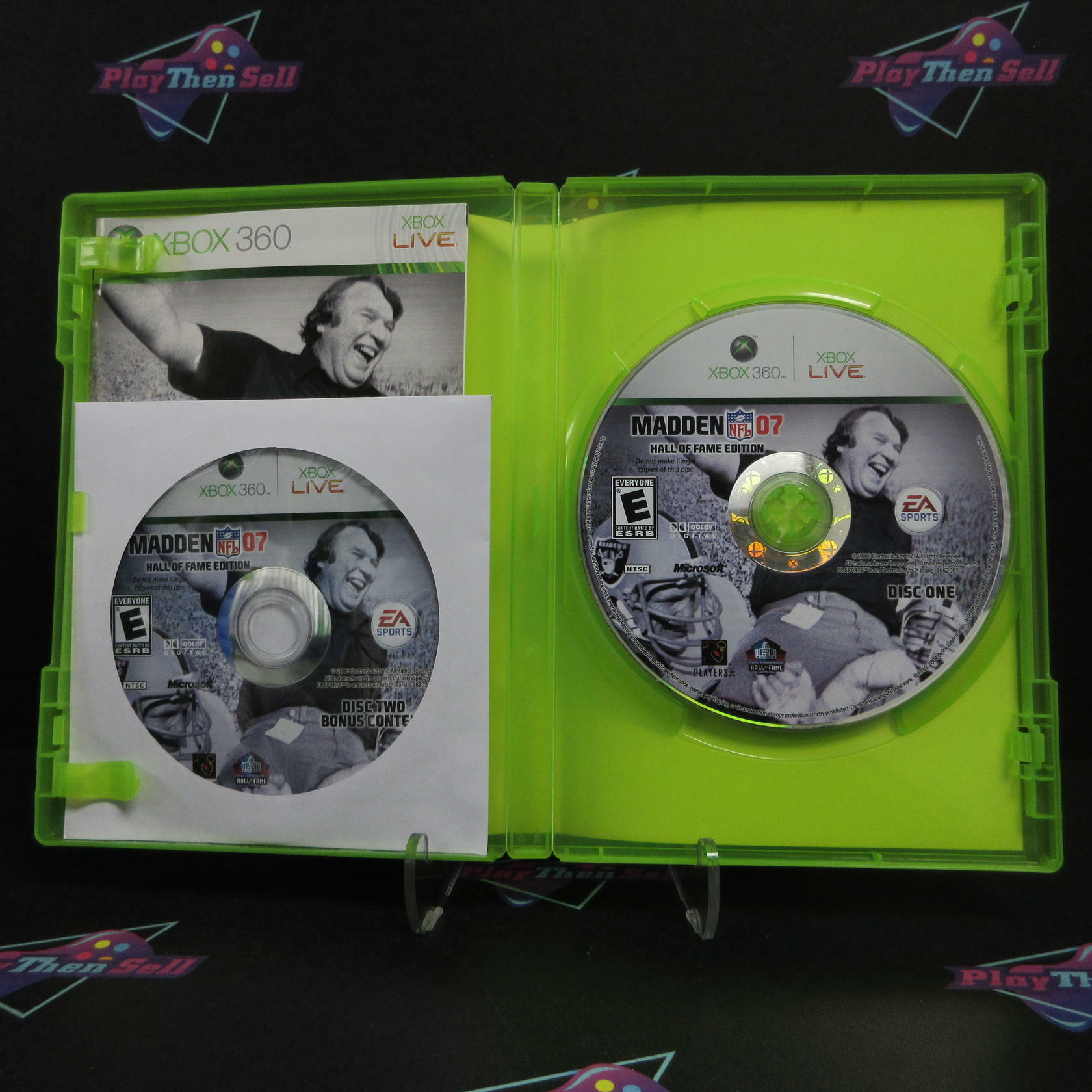 Madden NFL 07 Hall of Fame Edition Xbox 360 MD Complete CIB - Very Good