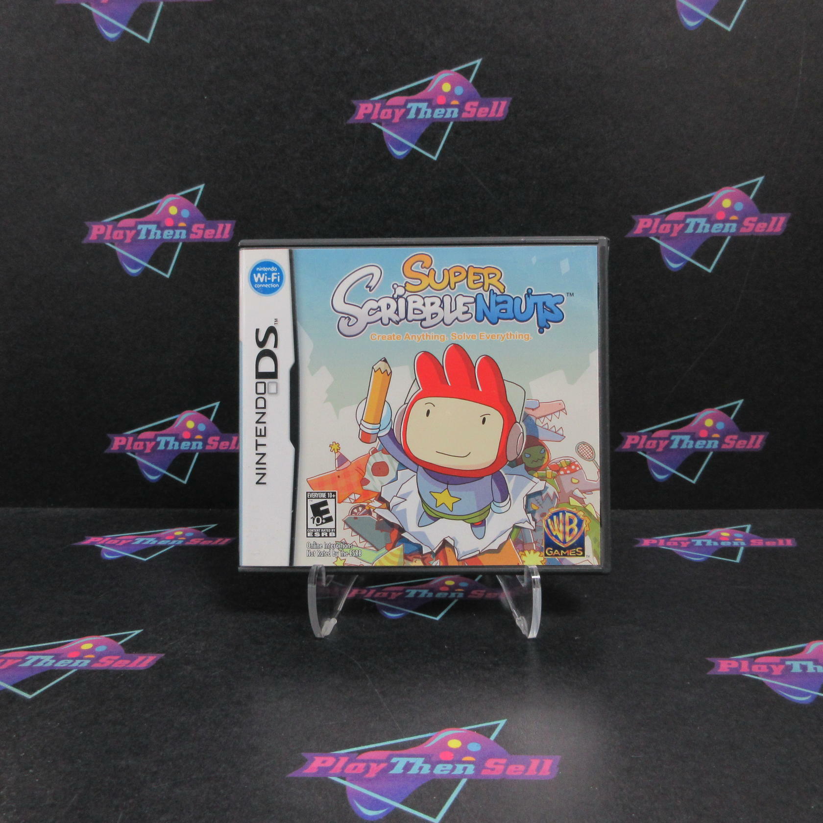 Super Scribblenauts Nintendo DS AD Complete CIB - Very Good