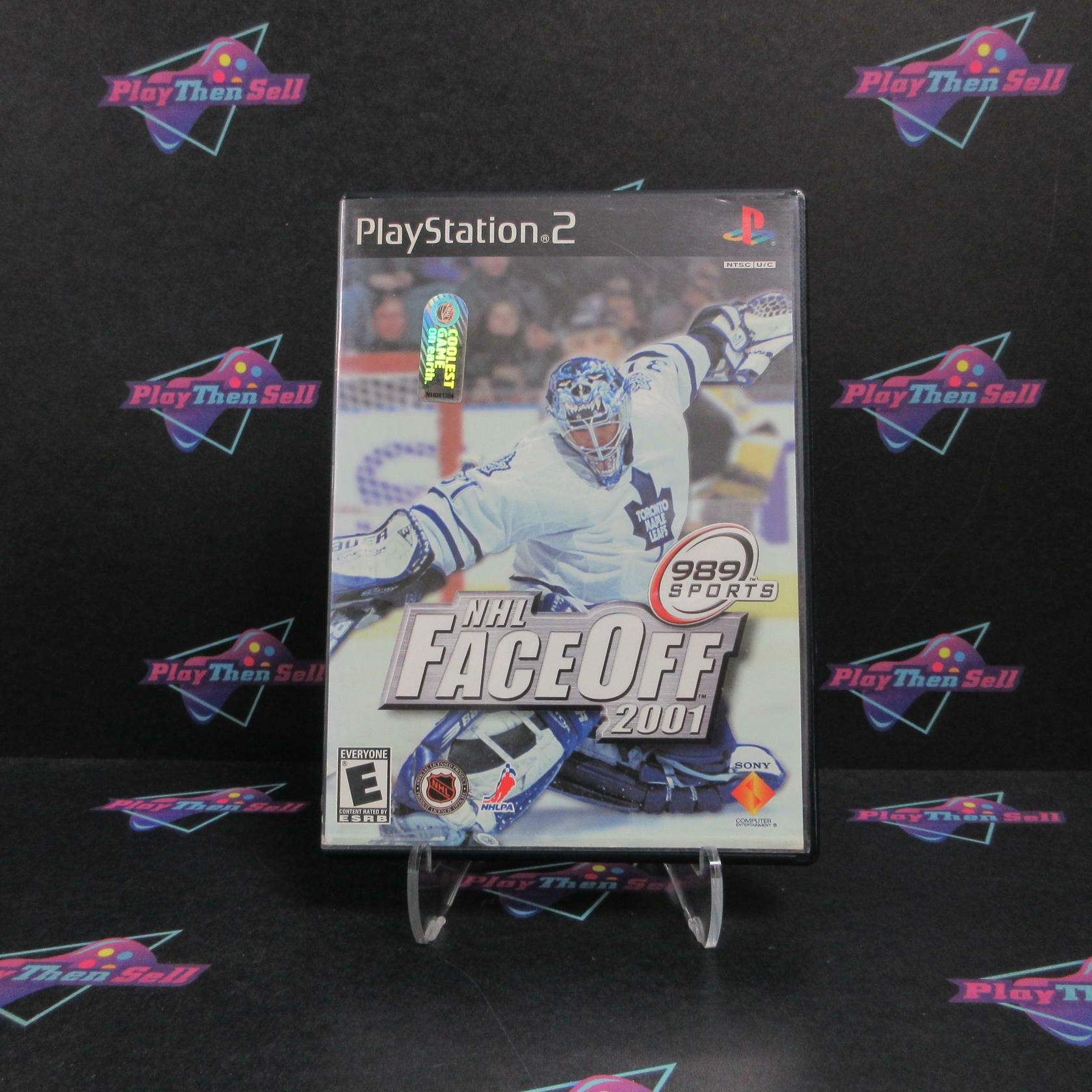 NHL Faceoff 2001 PS2 PlayStation 2 AD Complete CIB - Very Good