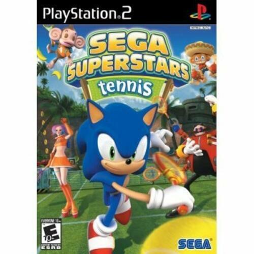Sega Superstars Tennis PS2 PlayStation 2 AD Complete CIB - Very Good