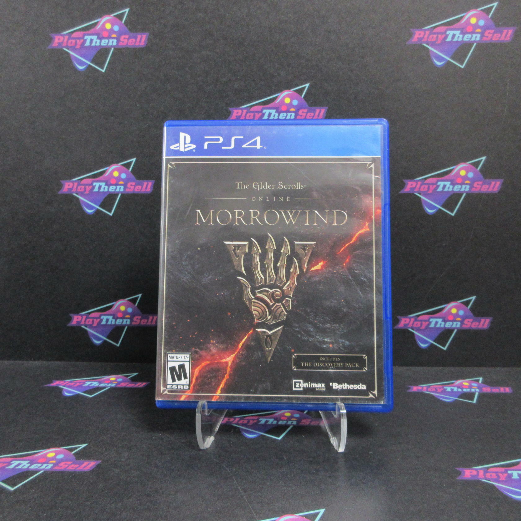 The Elder Scrolls Online Morrowind PS4 PlayStation 4 AD Complete CIB - Very Good