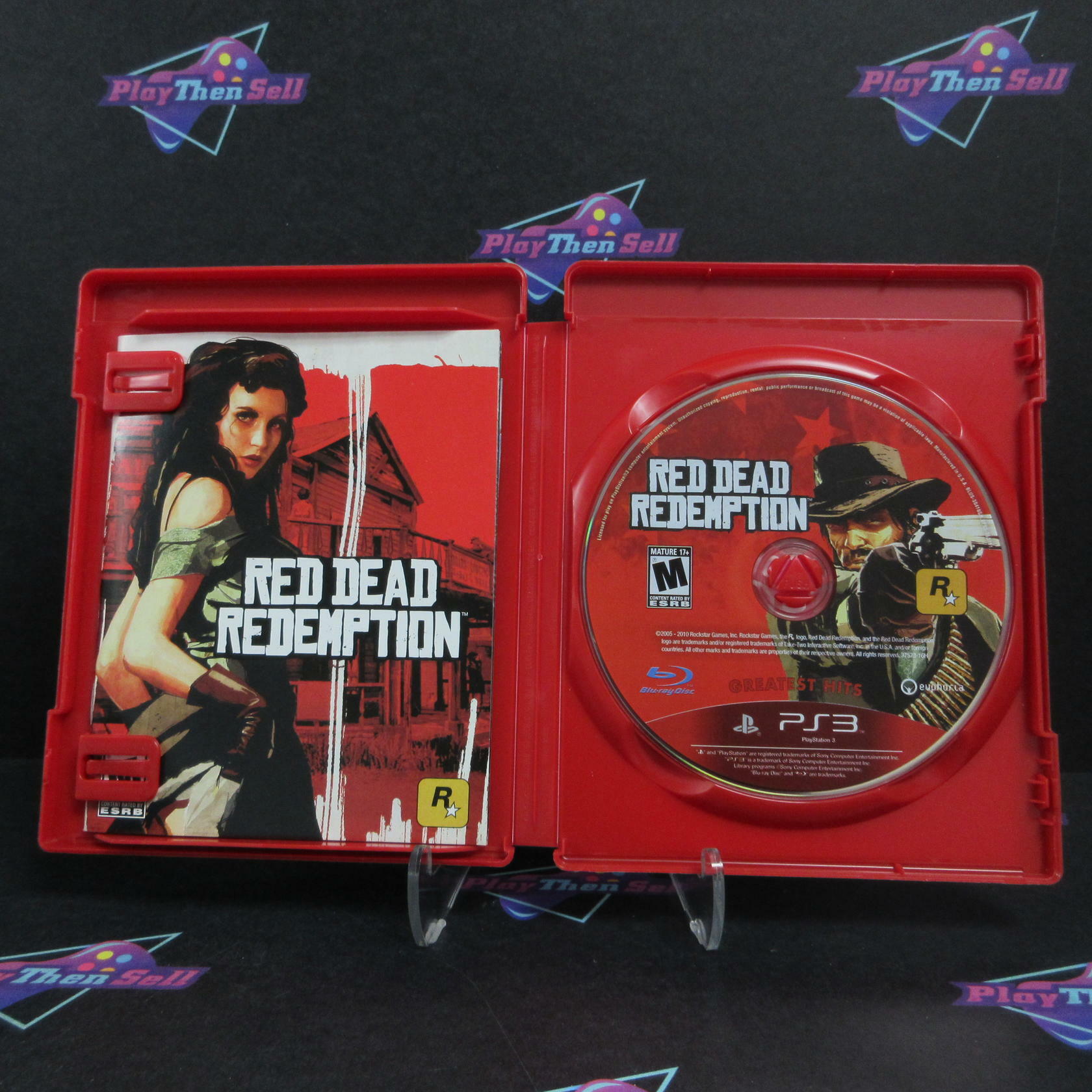 Red Dead Redemption PS3 PlayStation 3 GH AD Complete CIB - Very Good