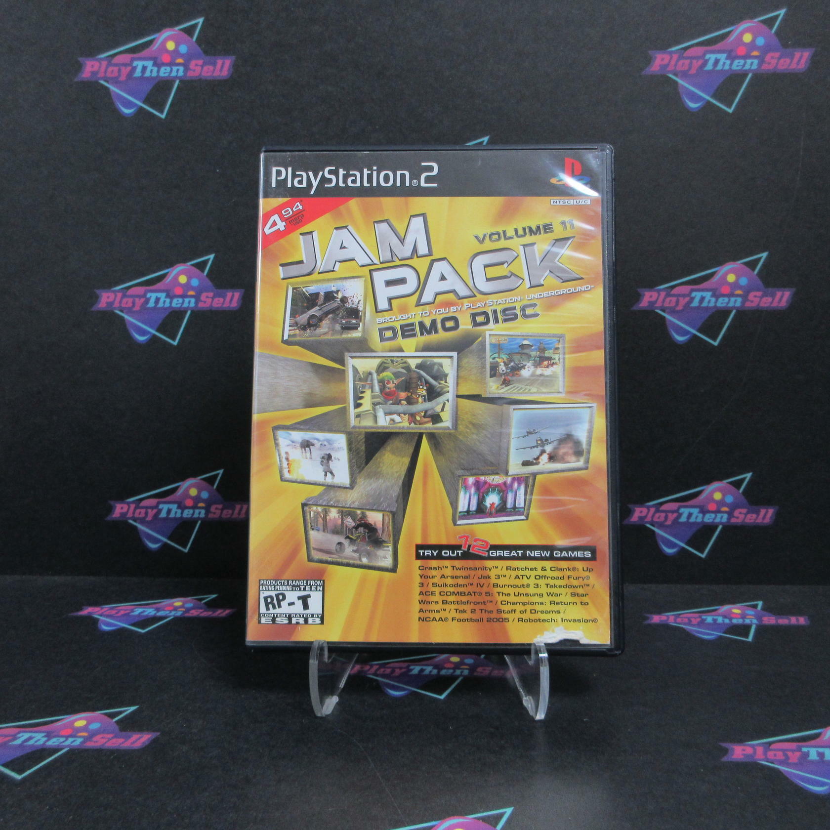 Jam Pack Volume 11 Demo Disc PS2 Playstation 2 AD/NM - Very Good