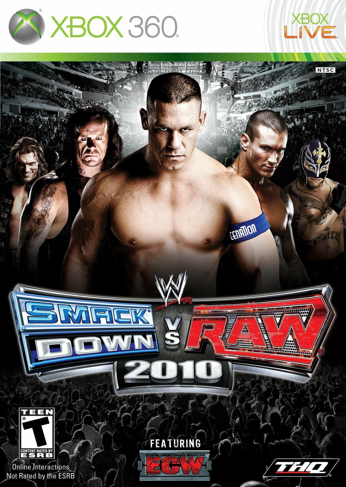 WWE SmackDown vs. Raw 2010 Xbox 360 AD/NM - Very Good