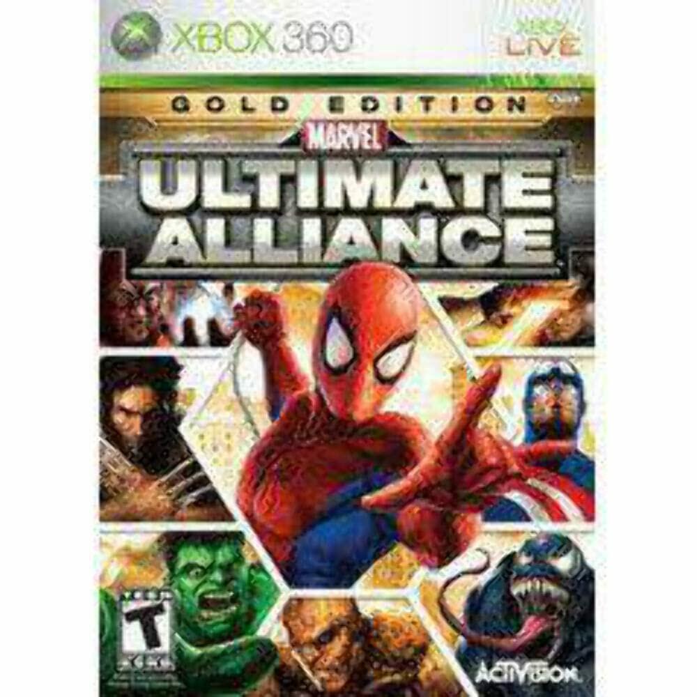 Marvel Ultimate Alliance Gold Edition Xbox 360 AD Complete CIB - Very Good