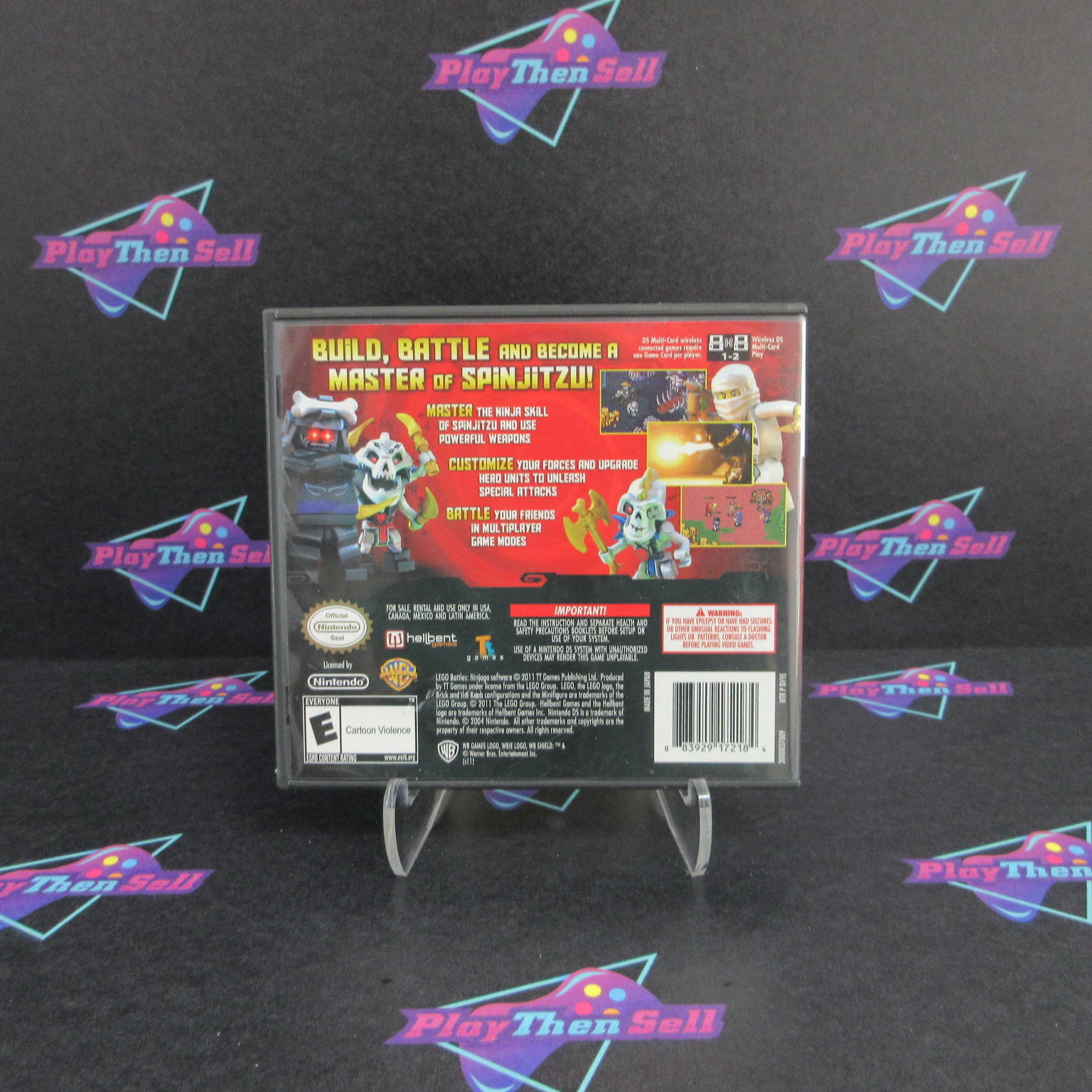 Lego Battles Ninjago Nintendo DS AD Complete CIB - Very Good